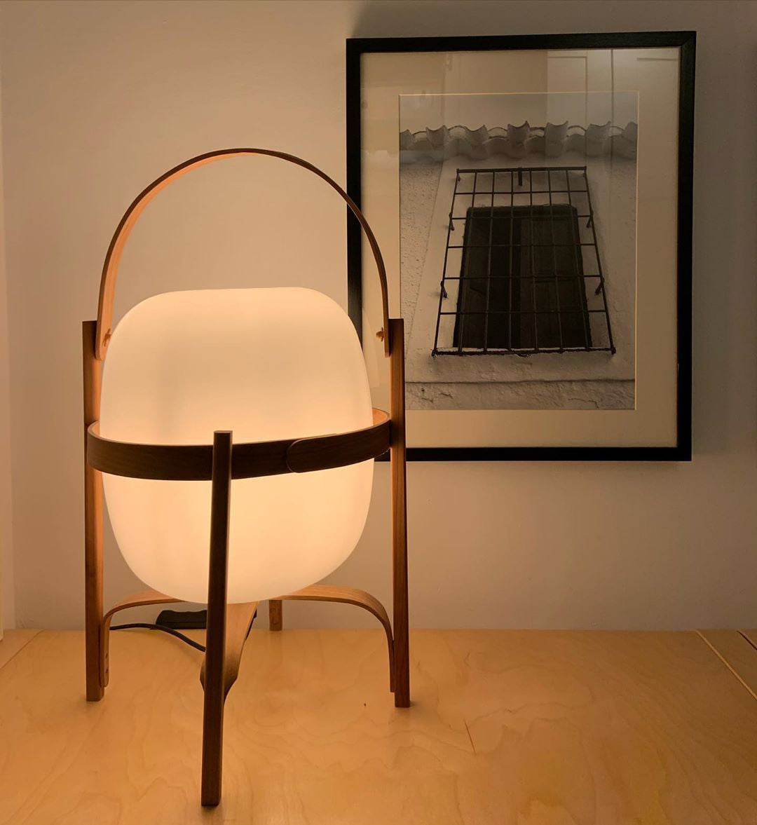 Lampe de table lanterne Molénvigne