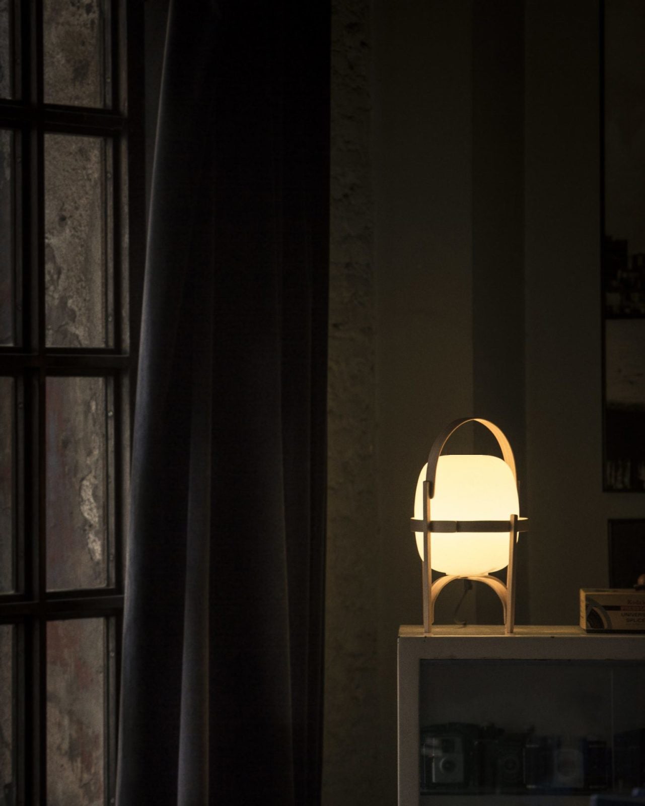 Lampe de table lanterne Molénvigne