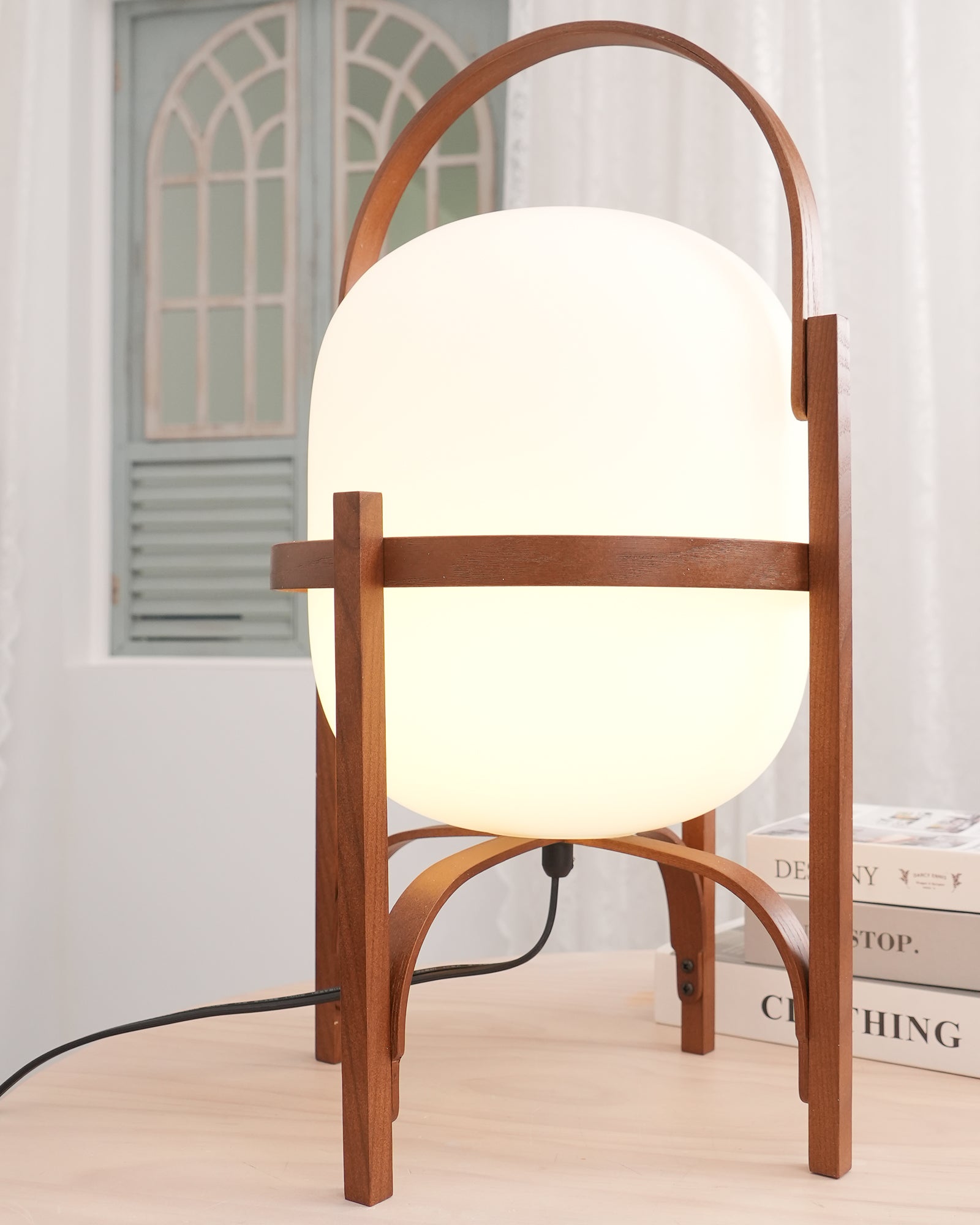 Lampe de table lanterne Molénvigne