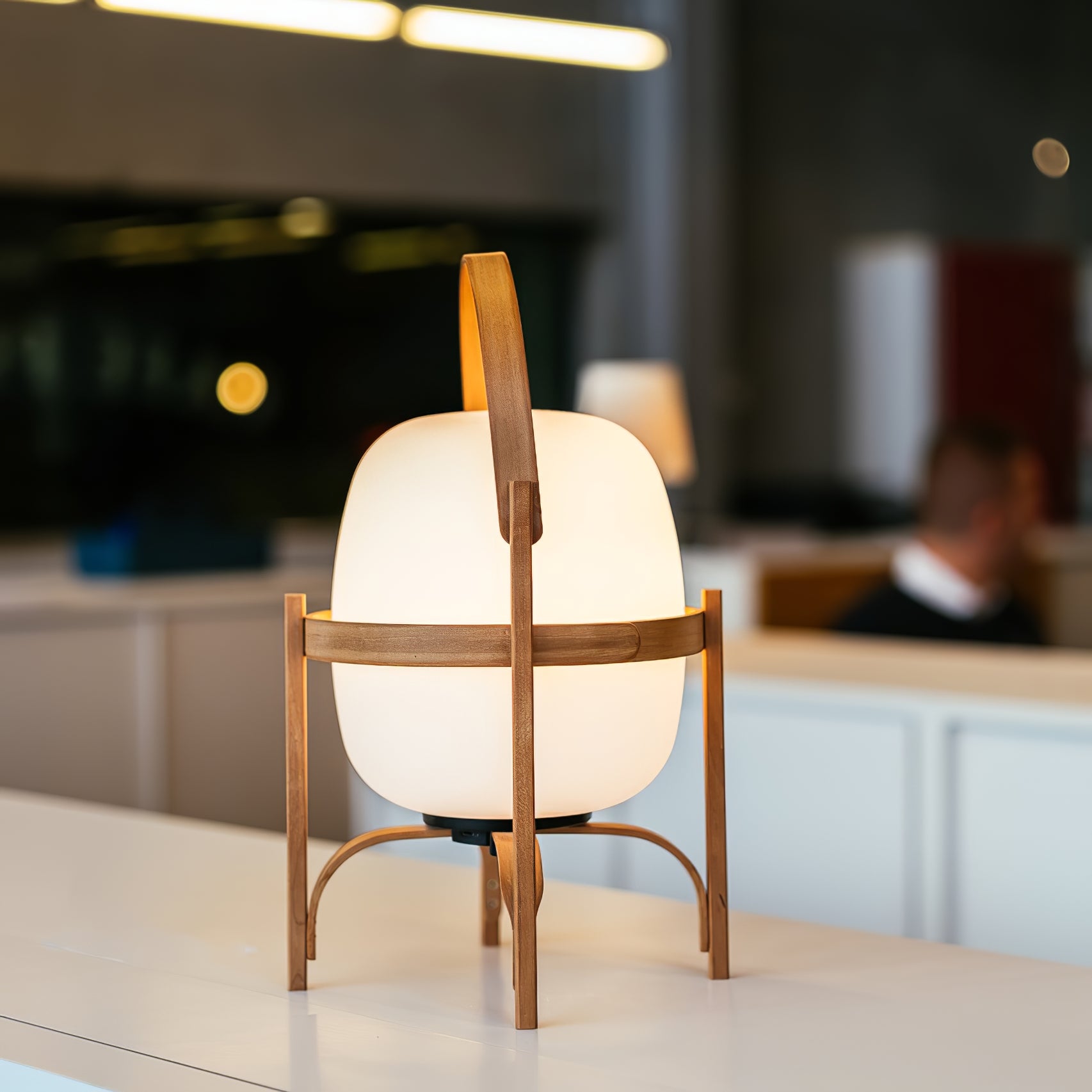 Lampe de table lanterne Molénvigne