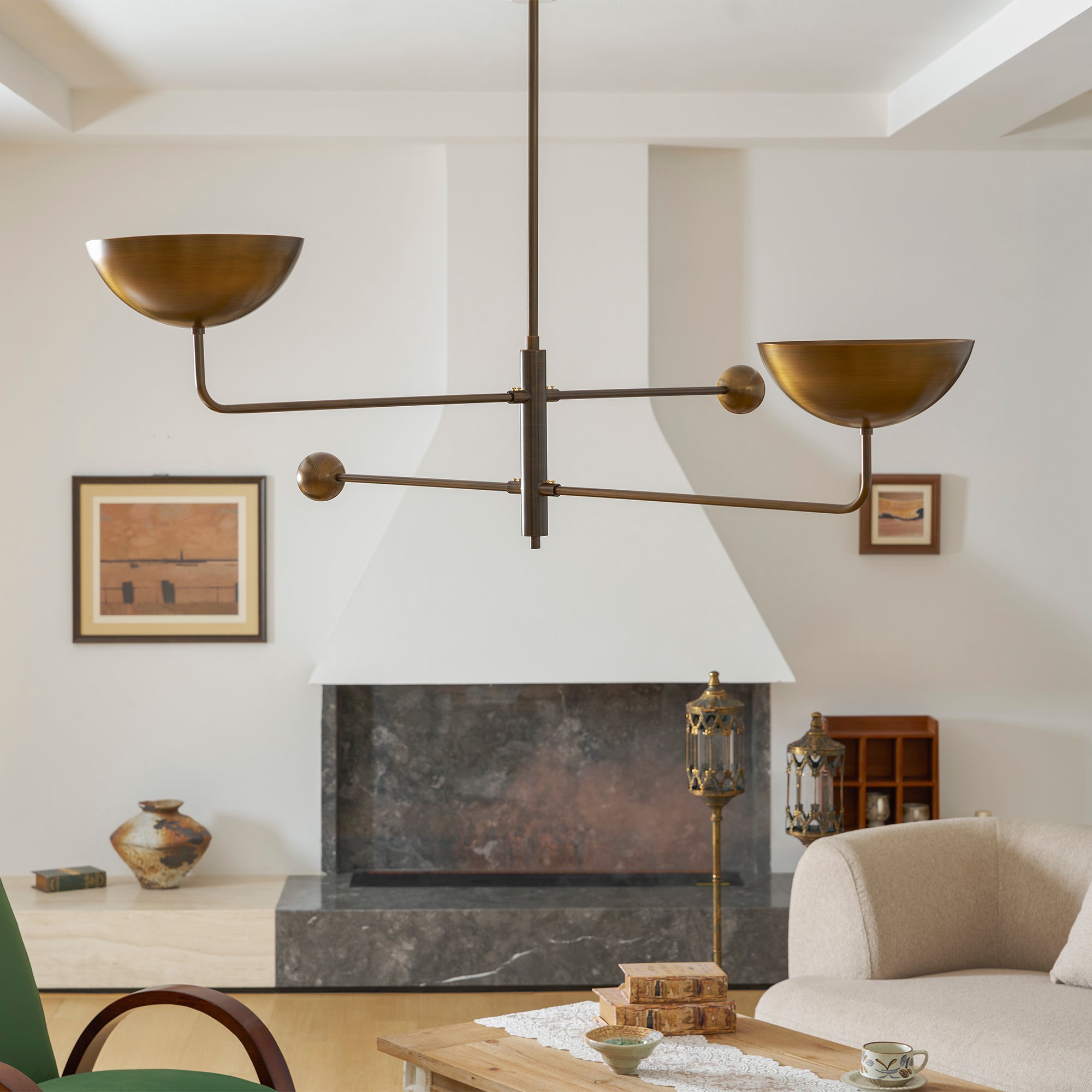Lustre sculptural Gaoion