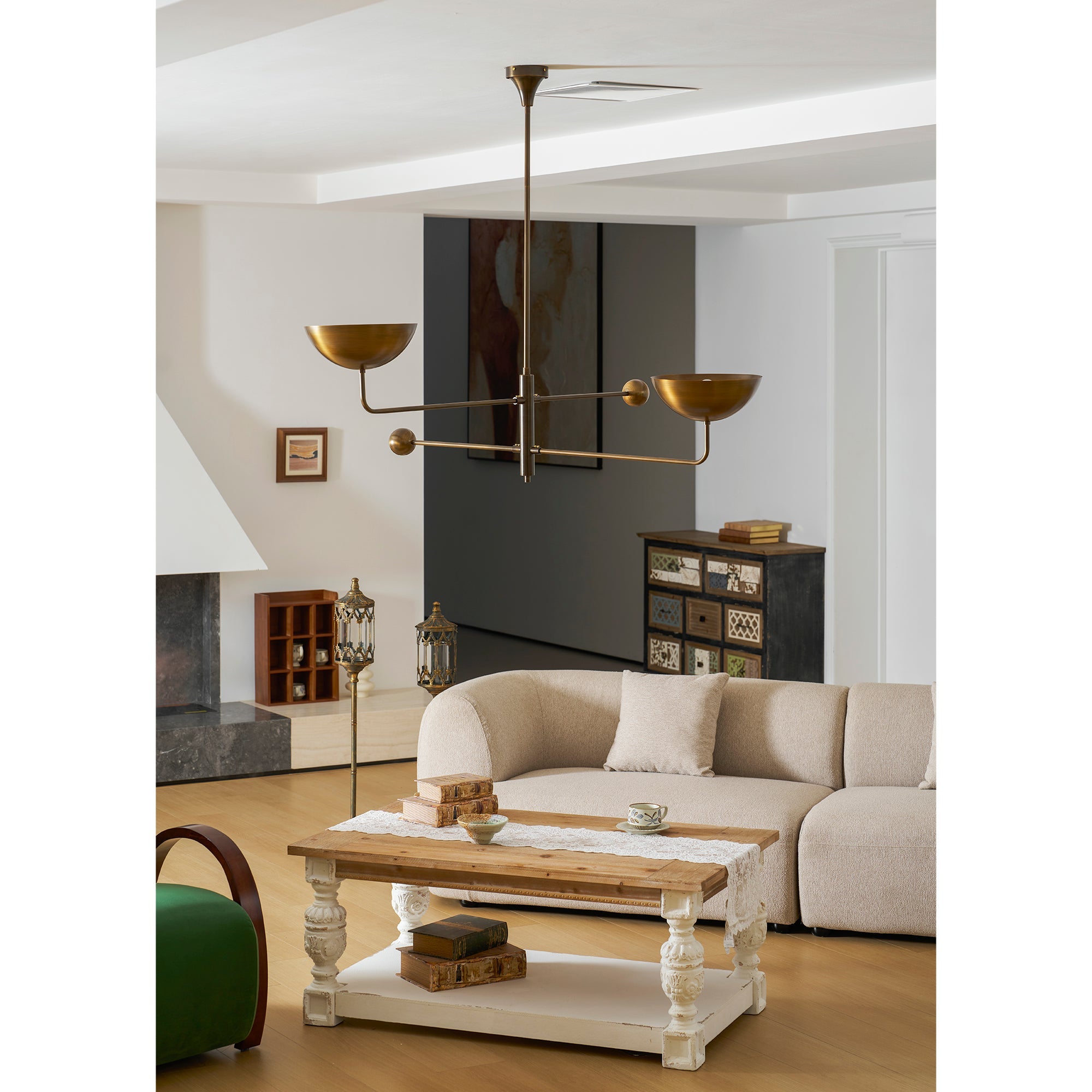 Lustre sculptural Gaoion