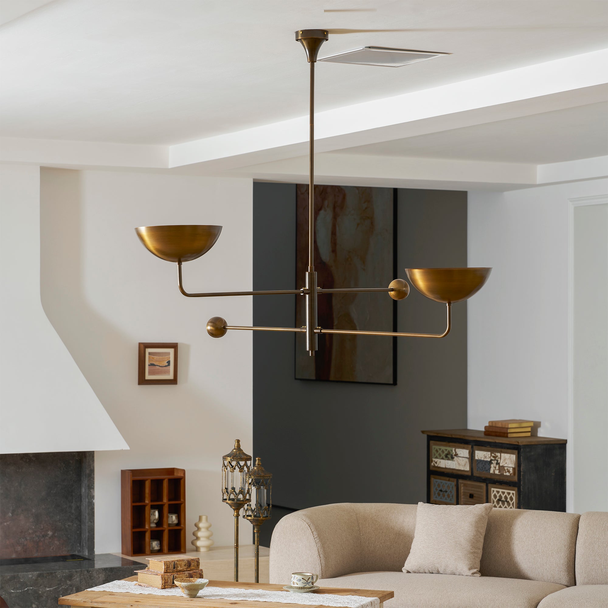 Lustre sculptural Gaoion