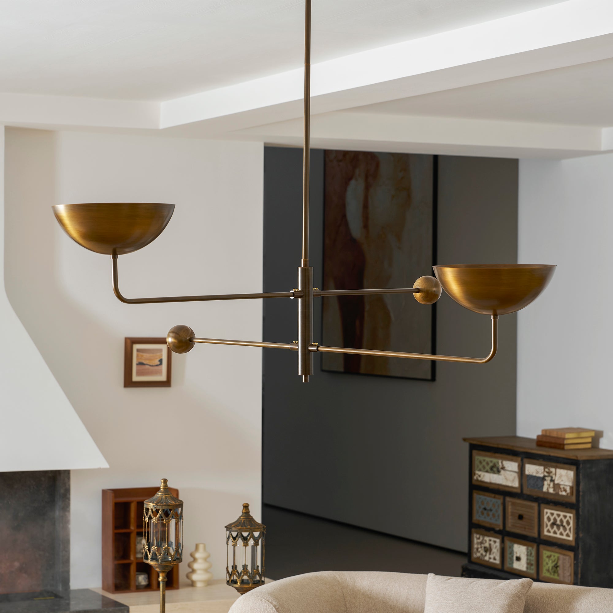Lustre sculptural Gaoion