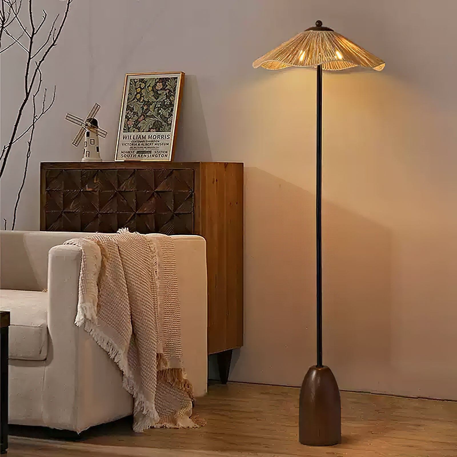Lampadaire rétro Sovignoraé