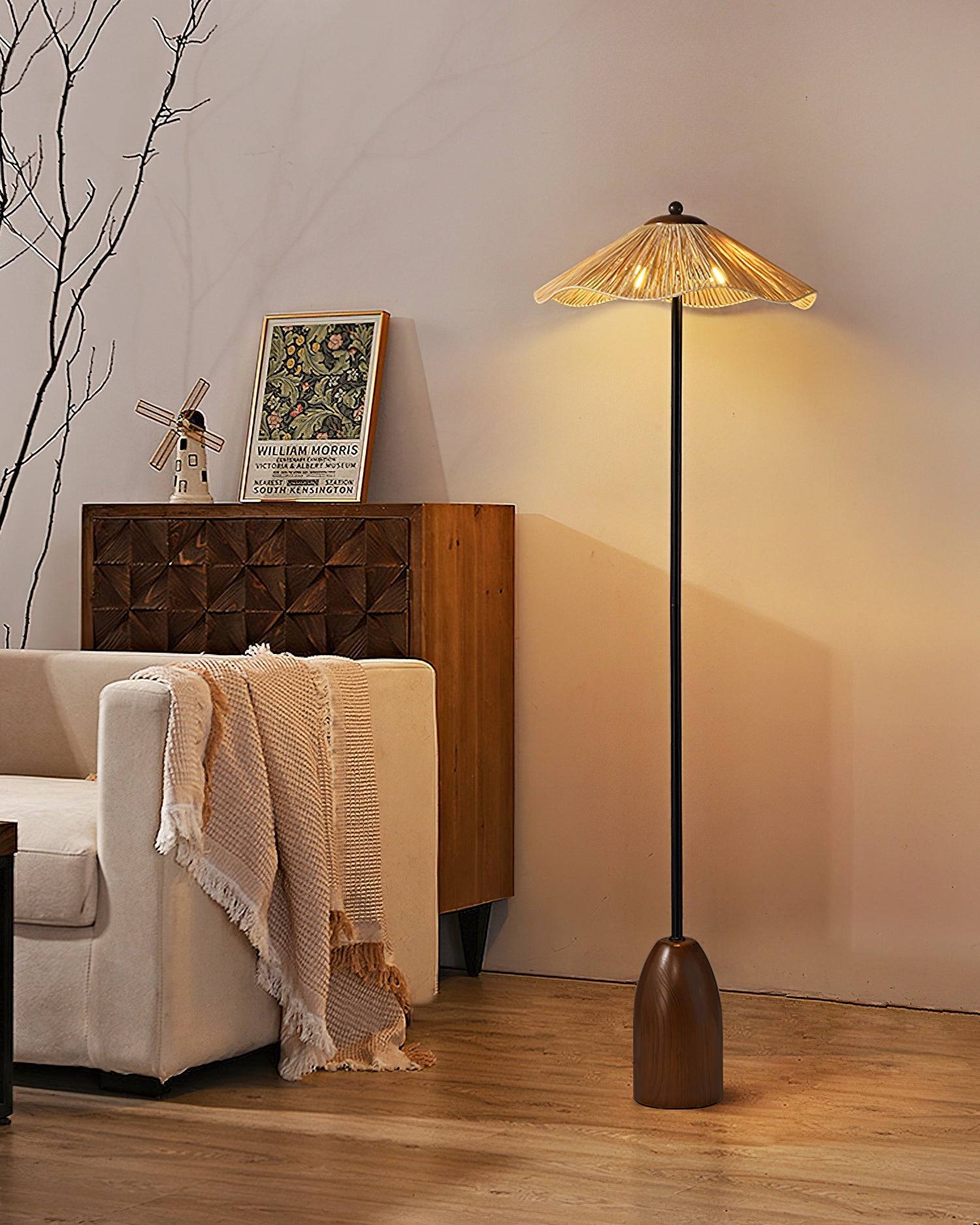 Lampadaire rétro Sovignoraé
