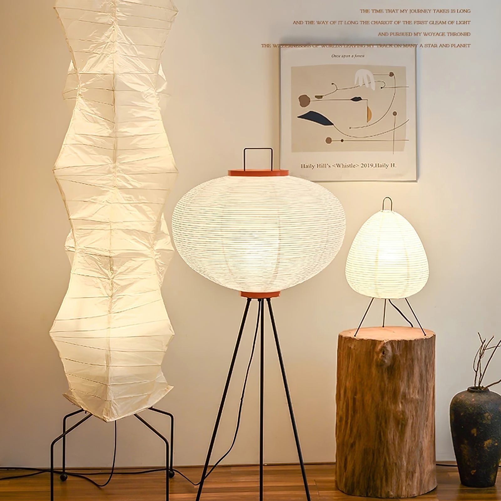 Lampadaire sculptural Taellella