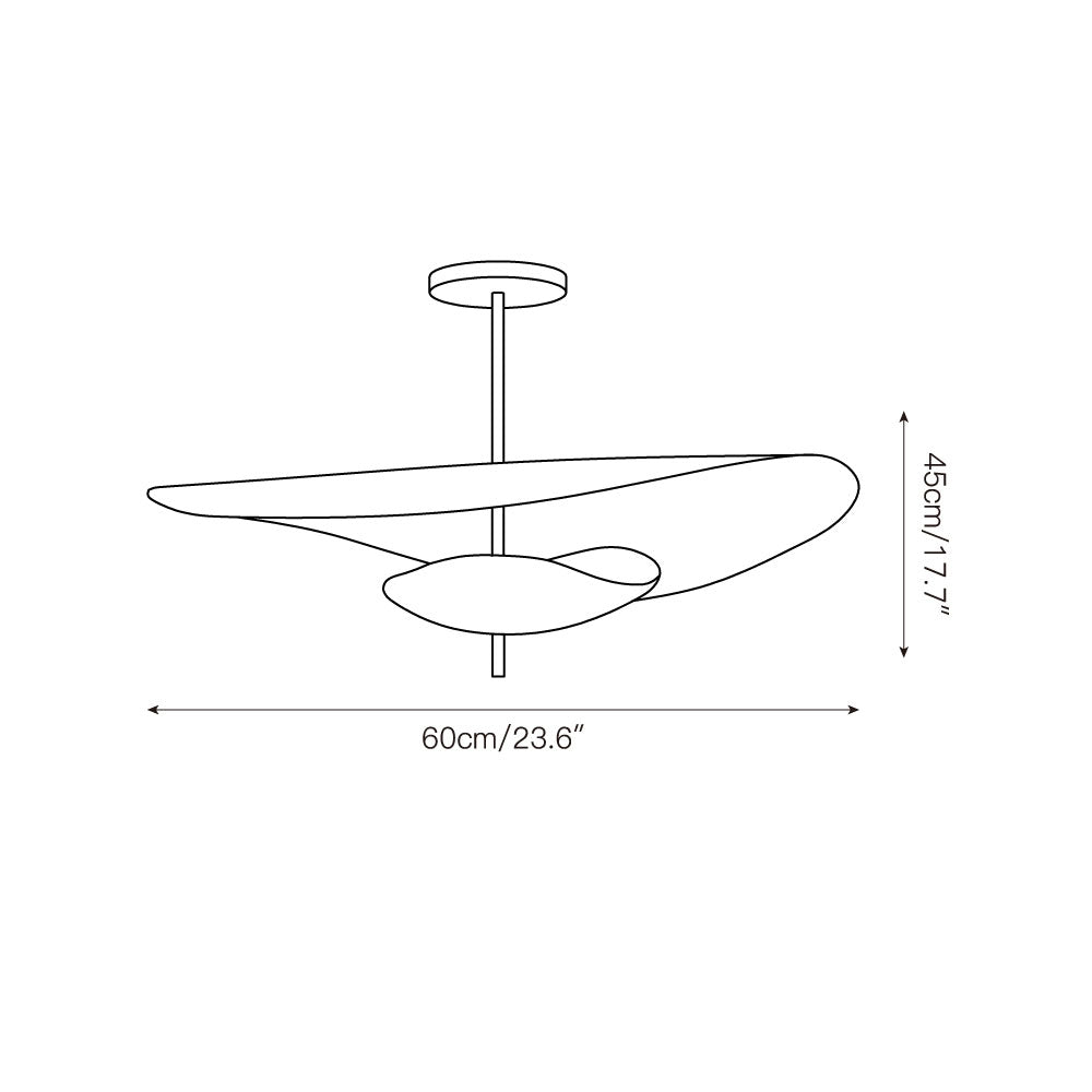 Suspension sculpturale Luelle