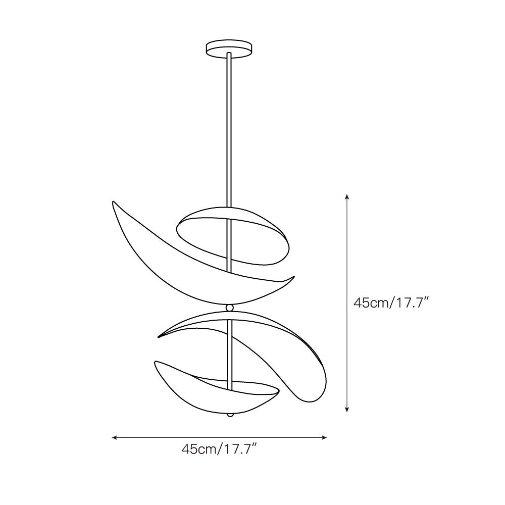 Suspension sculpturale Luelle