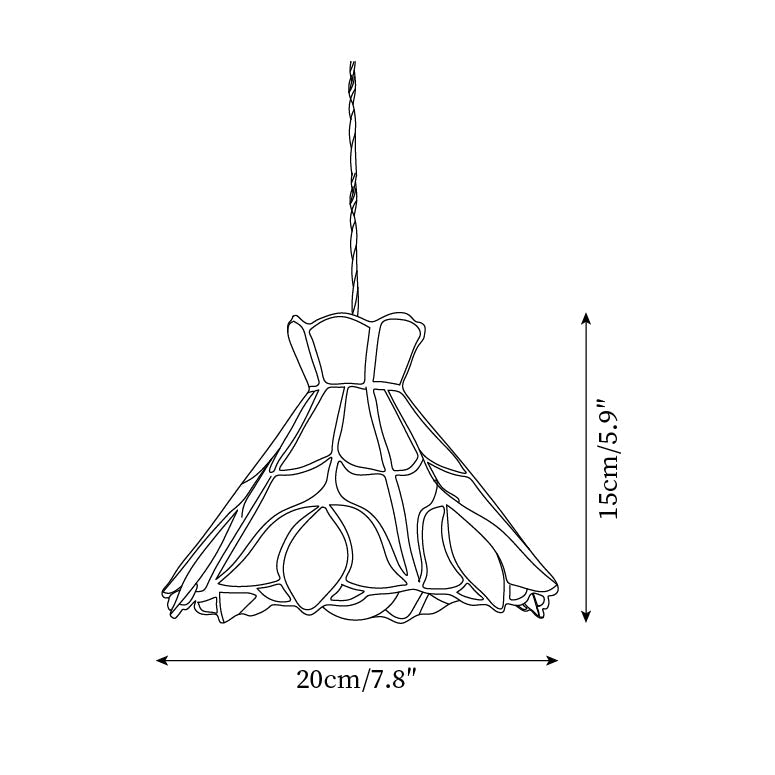 Suspension vintage Roseneno