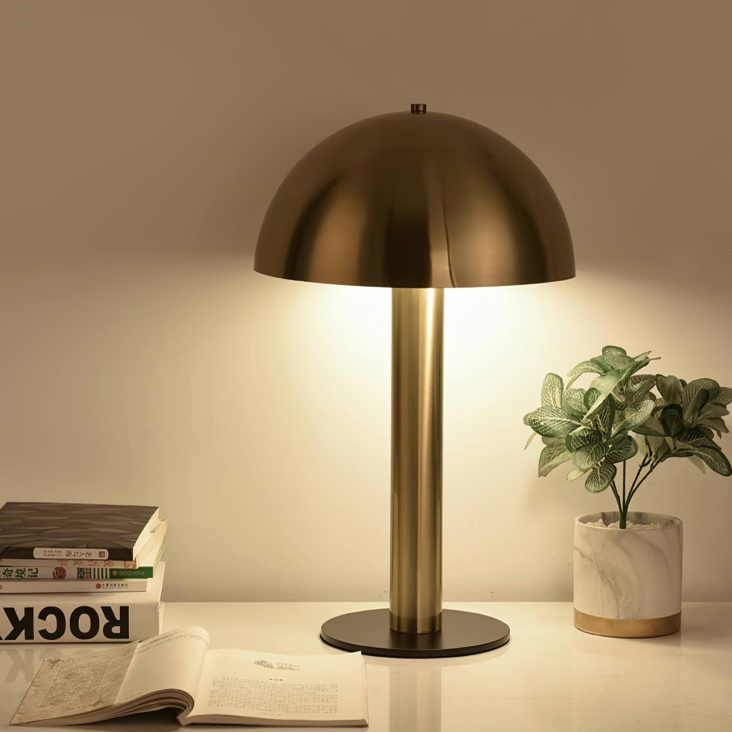 Lampe de table champignon Dovéaire