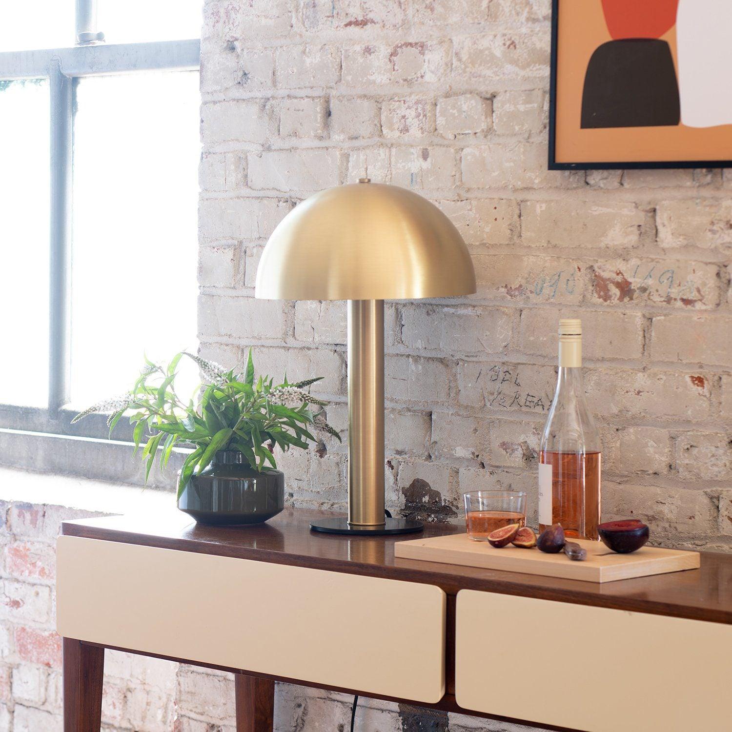 Lampe de table champignon Dovéaire