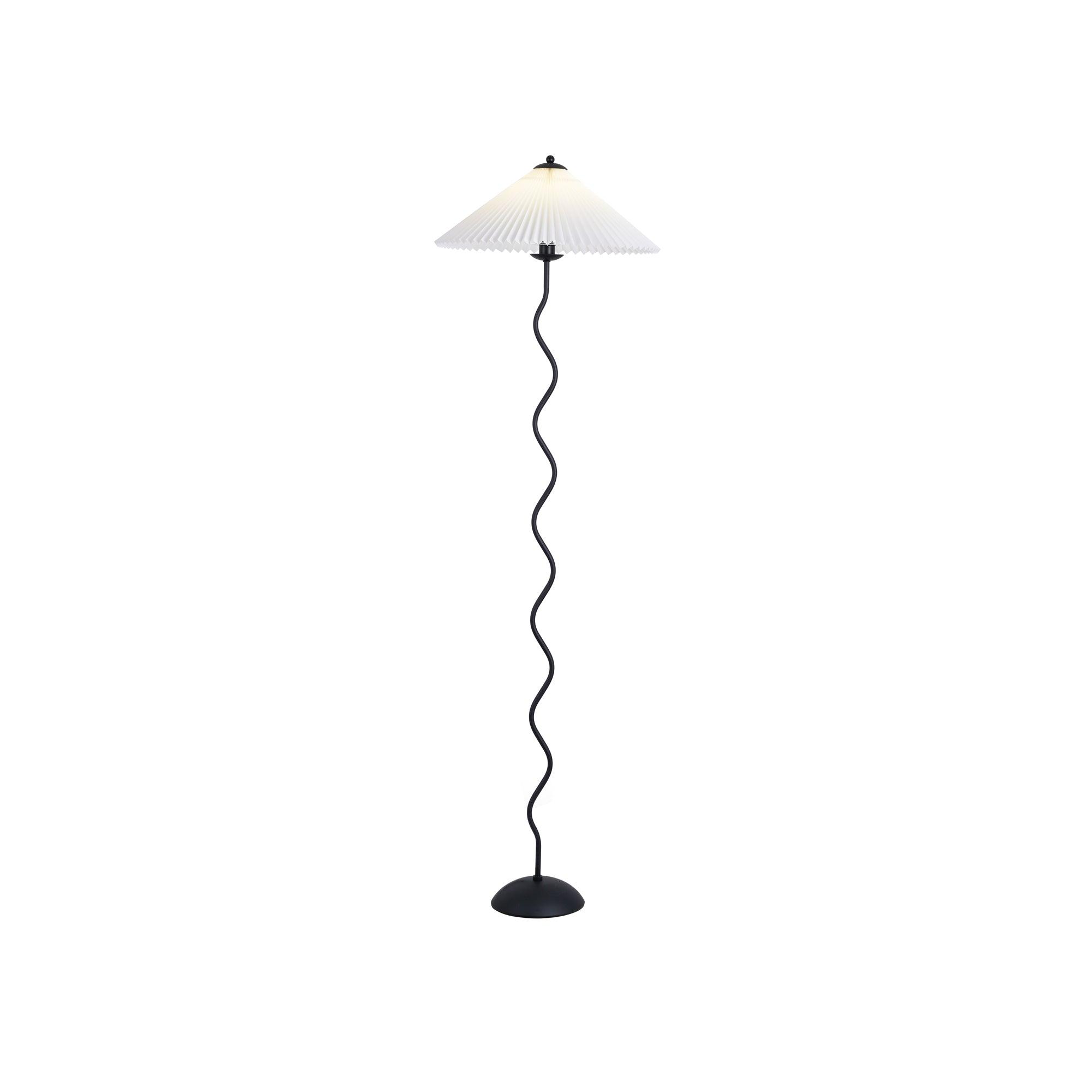 Lampadaire ondulé Semirélle