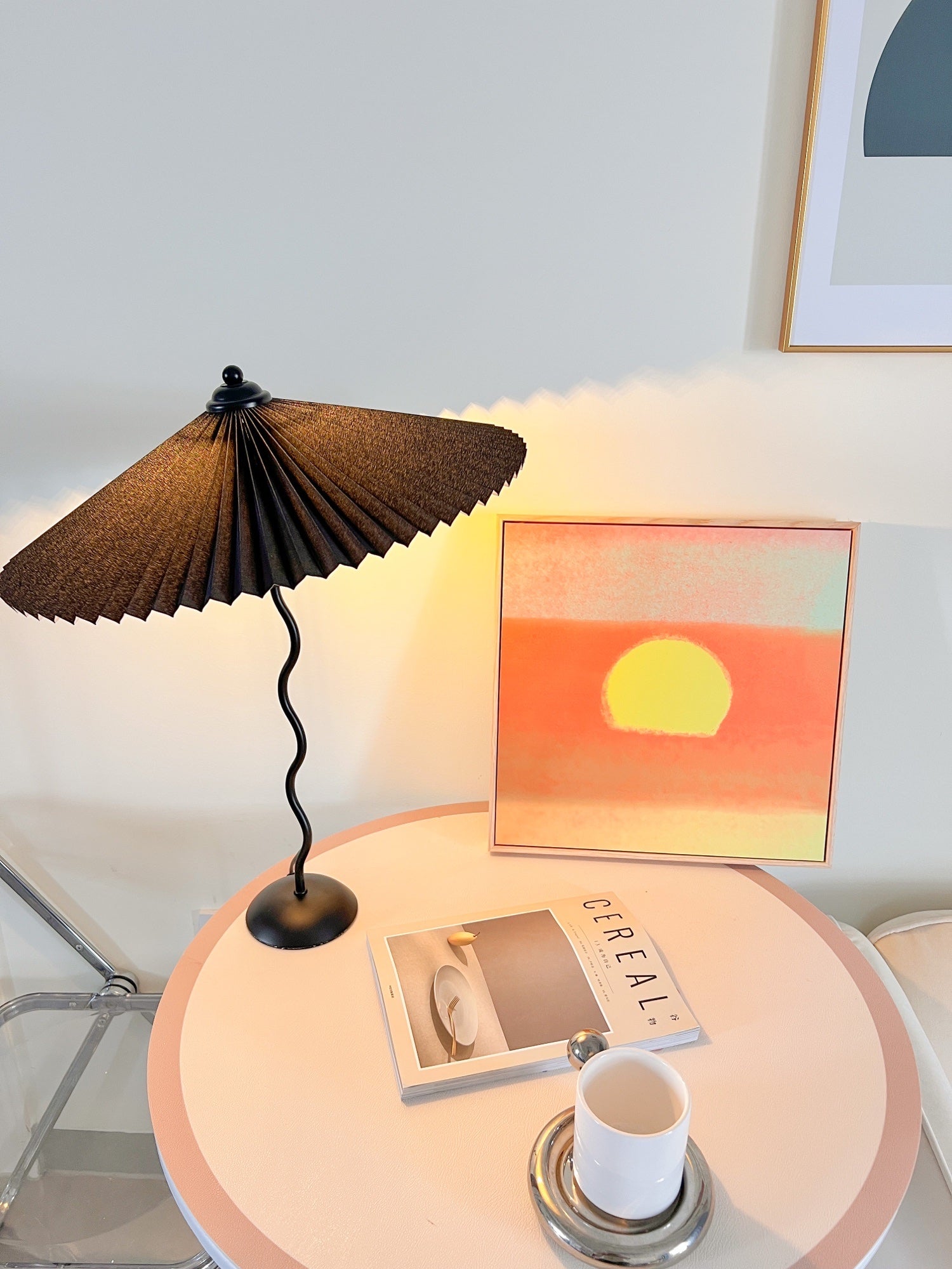 Lampe de table ondulée Toraris