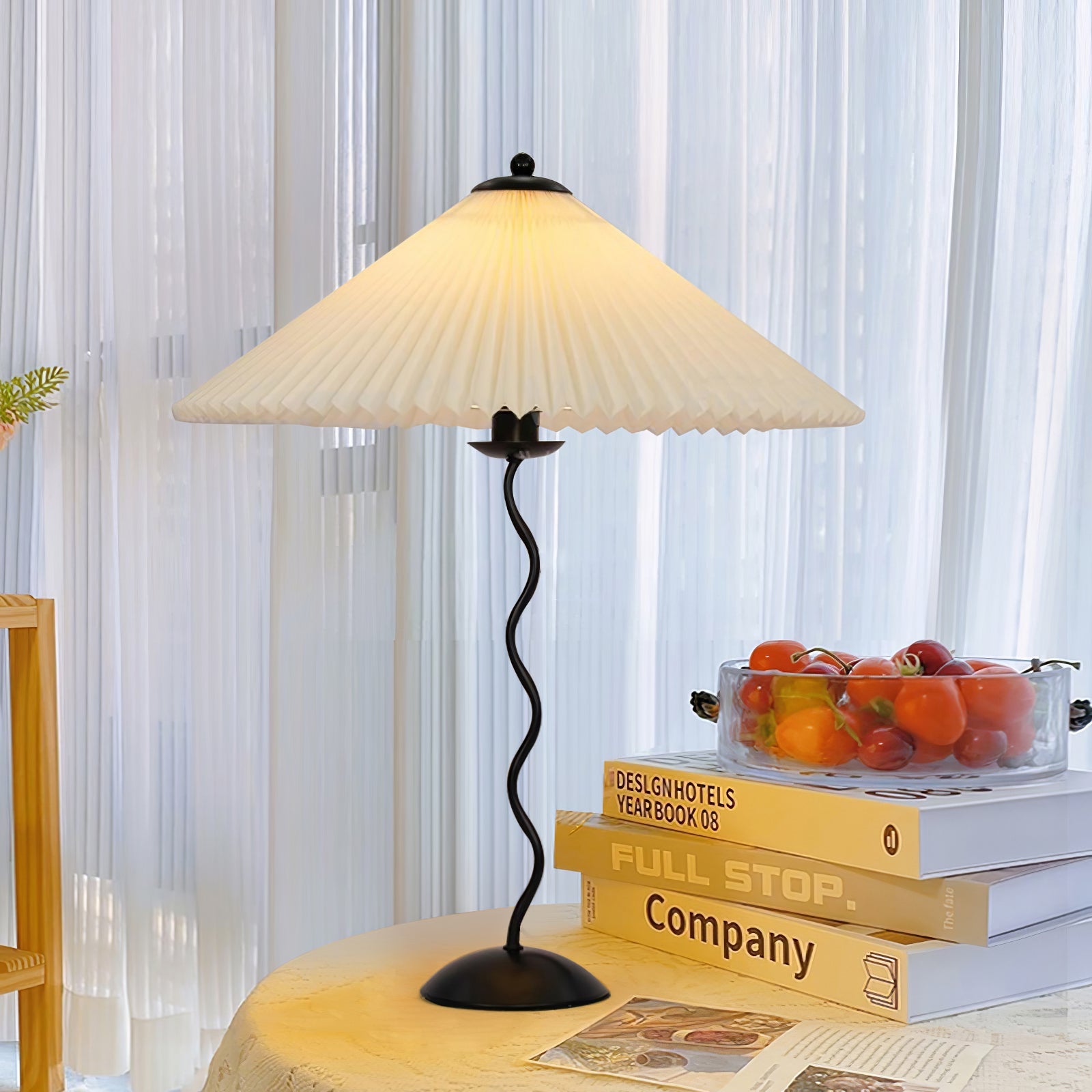 Lampe de table ondulée Toraris