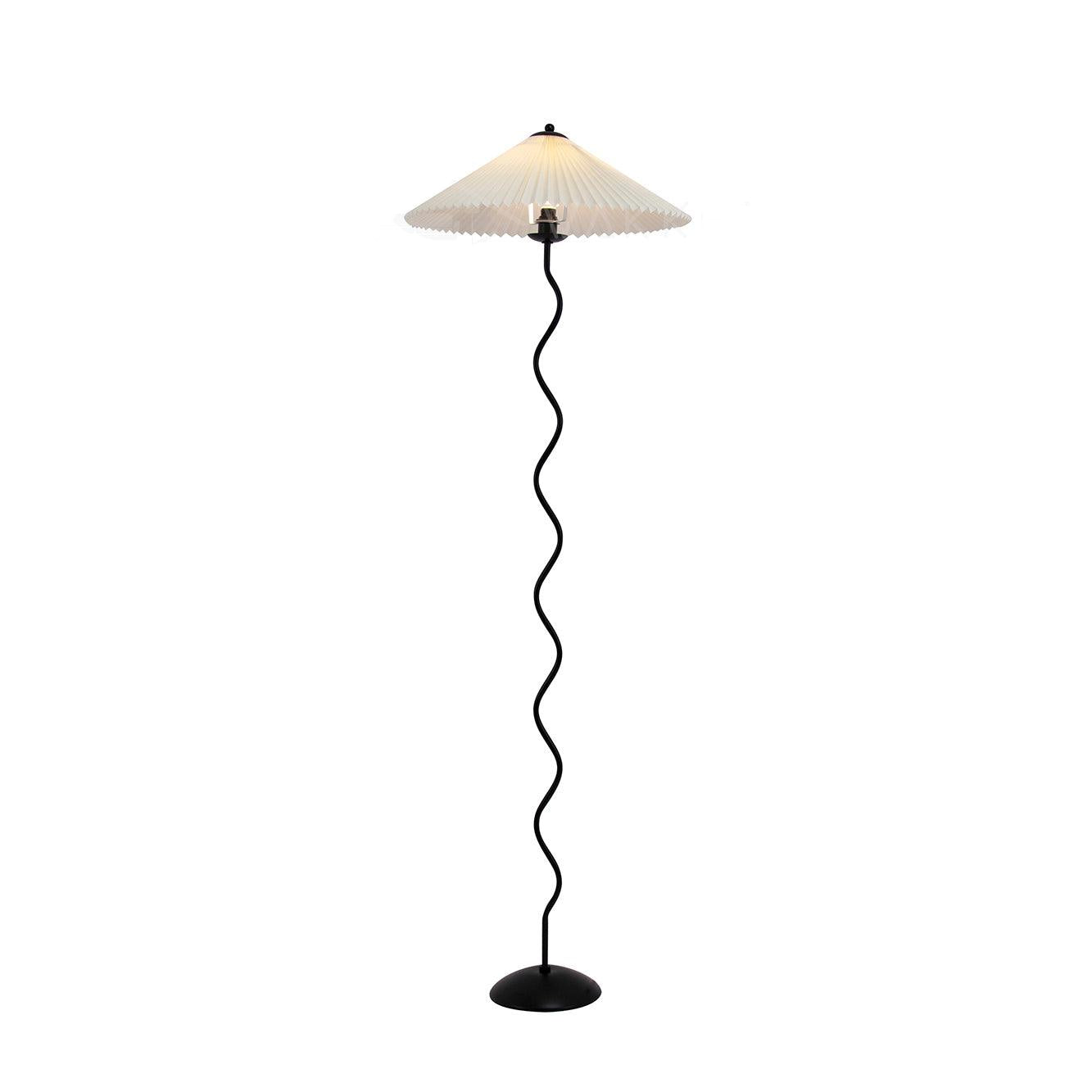 Lampadaire ondulé Semirélle