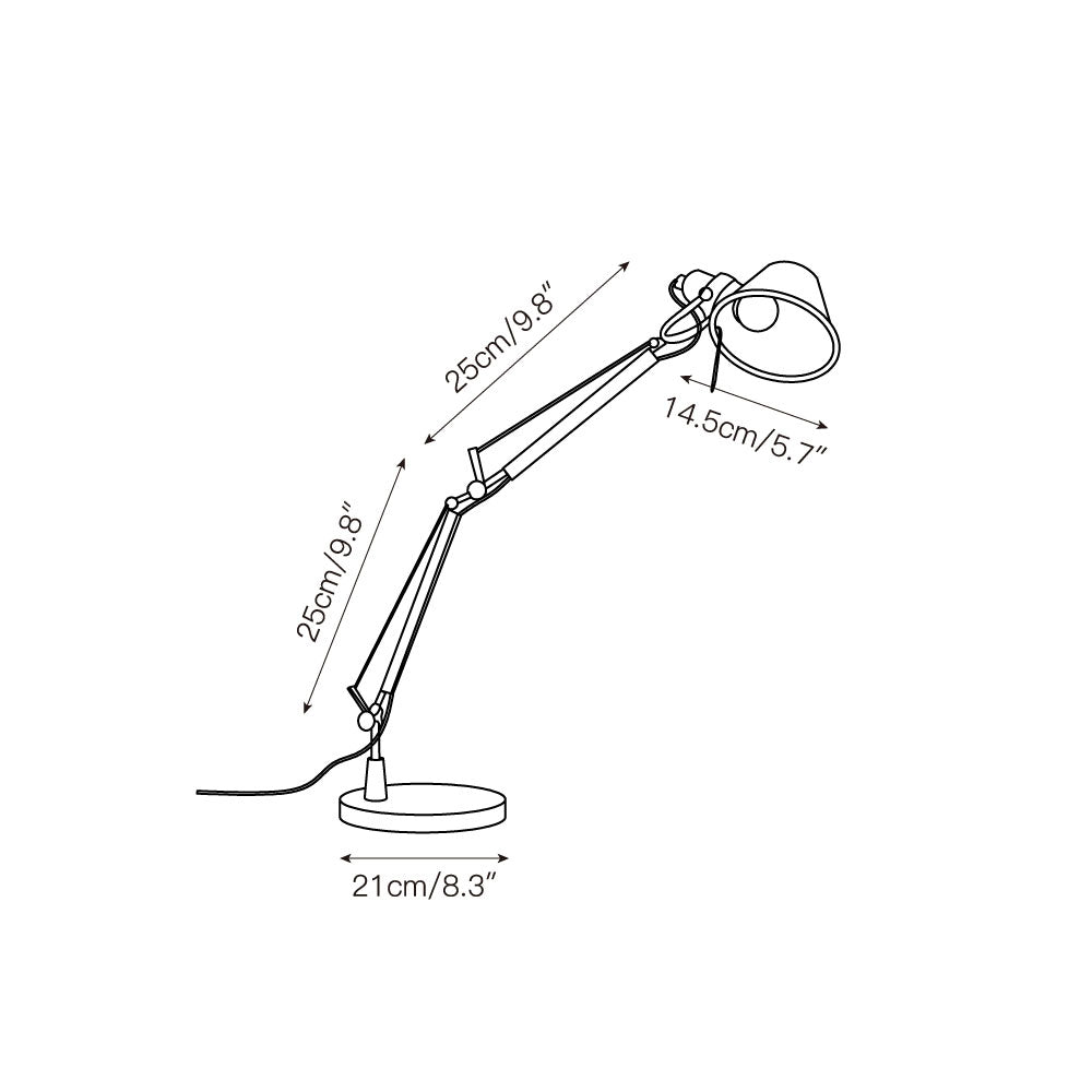 Lampe de table articulée Fibelisse