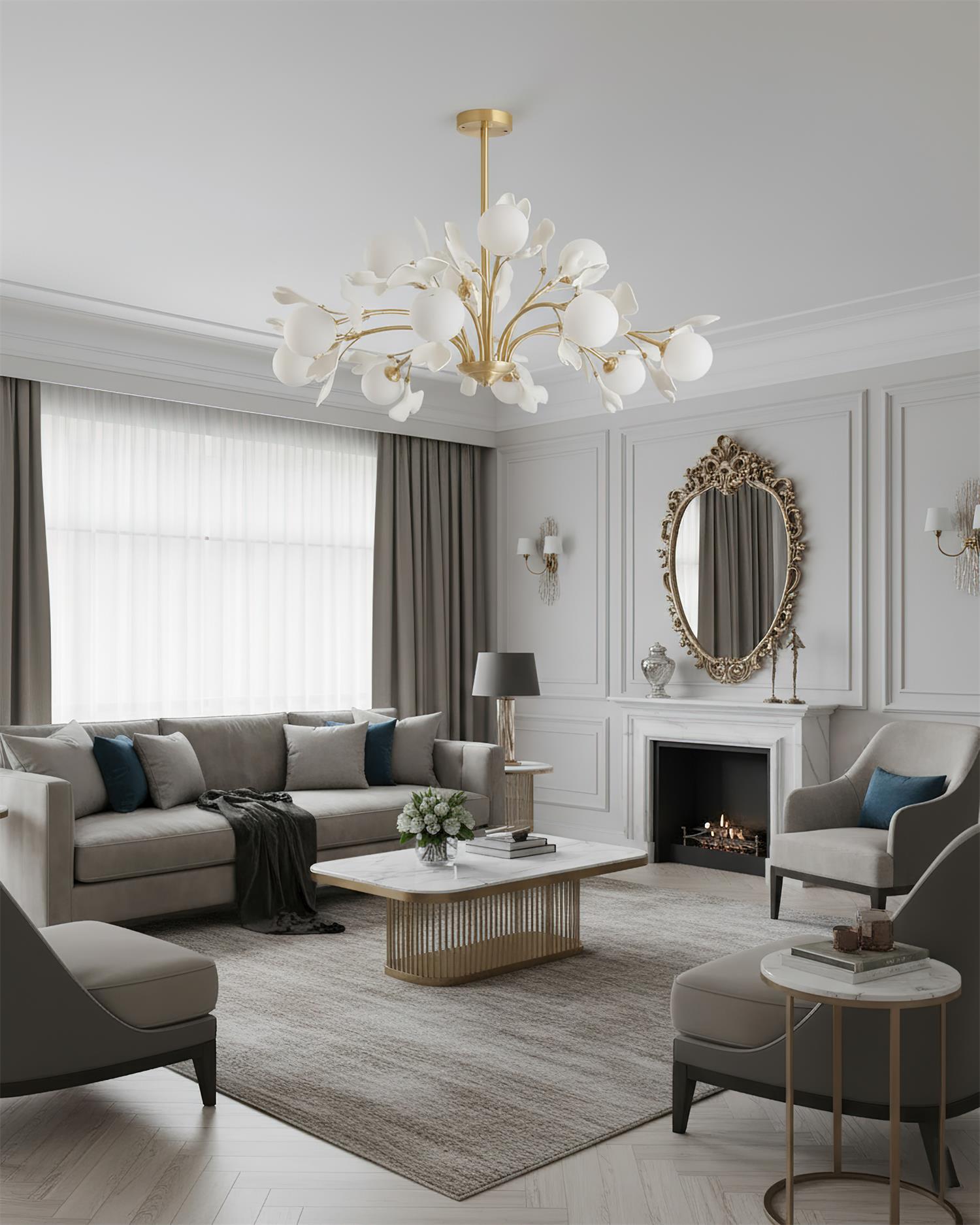 Lustre floral Koluxavo
