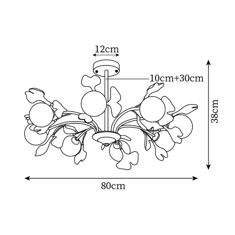 Lustre floral Koluxavo