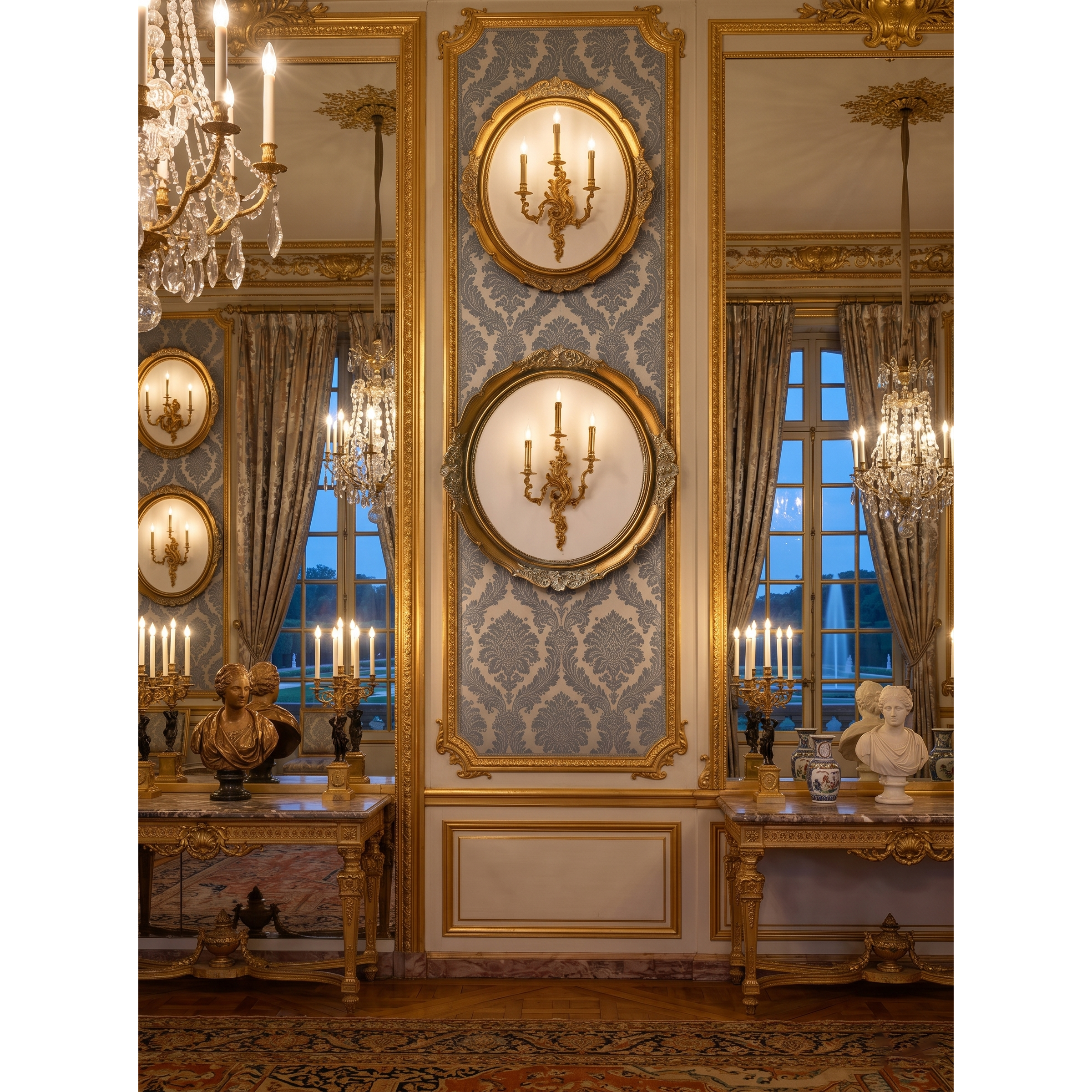 Applique murale rococo Novalessa