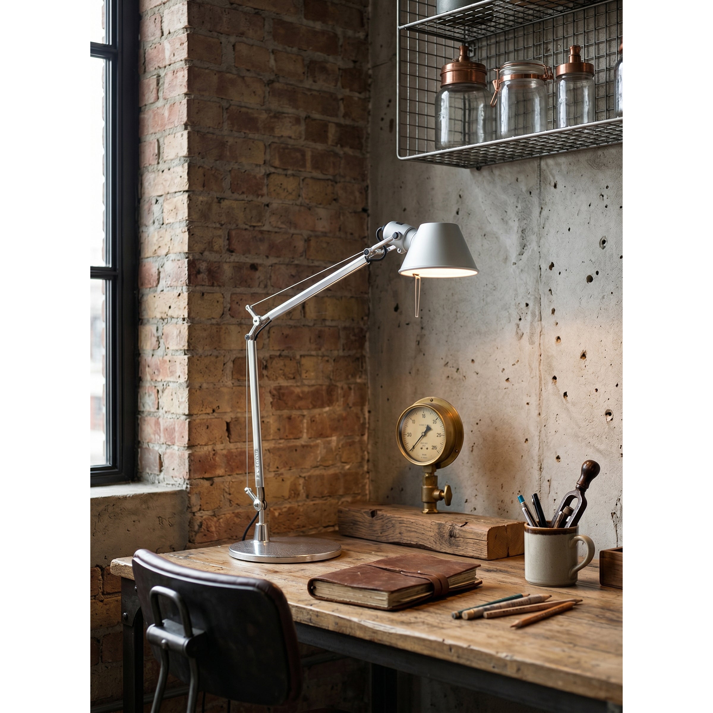 Lampe de table articulée Fibelisse