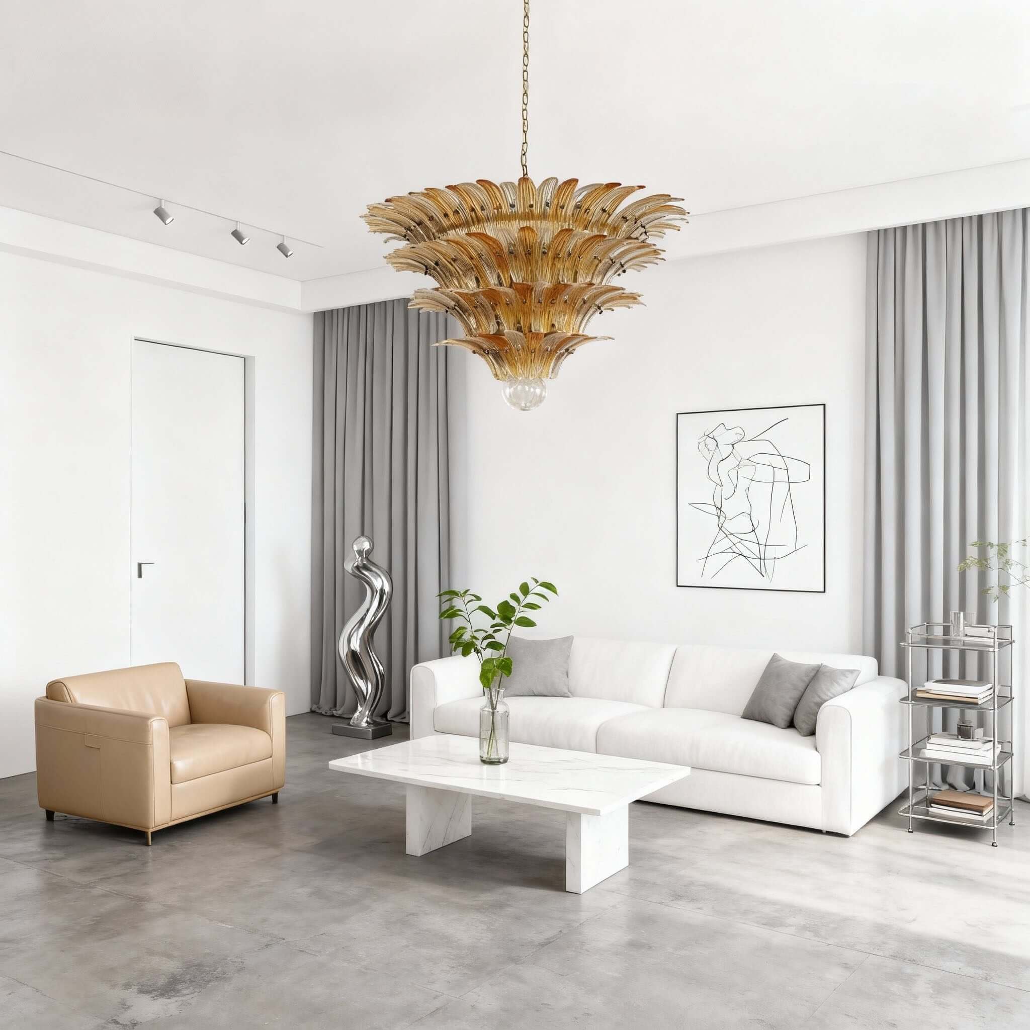 Lustre palmette Gaonac