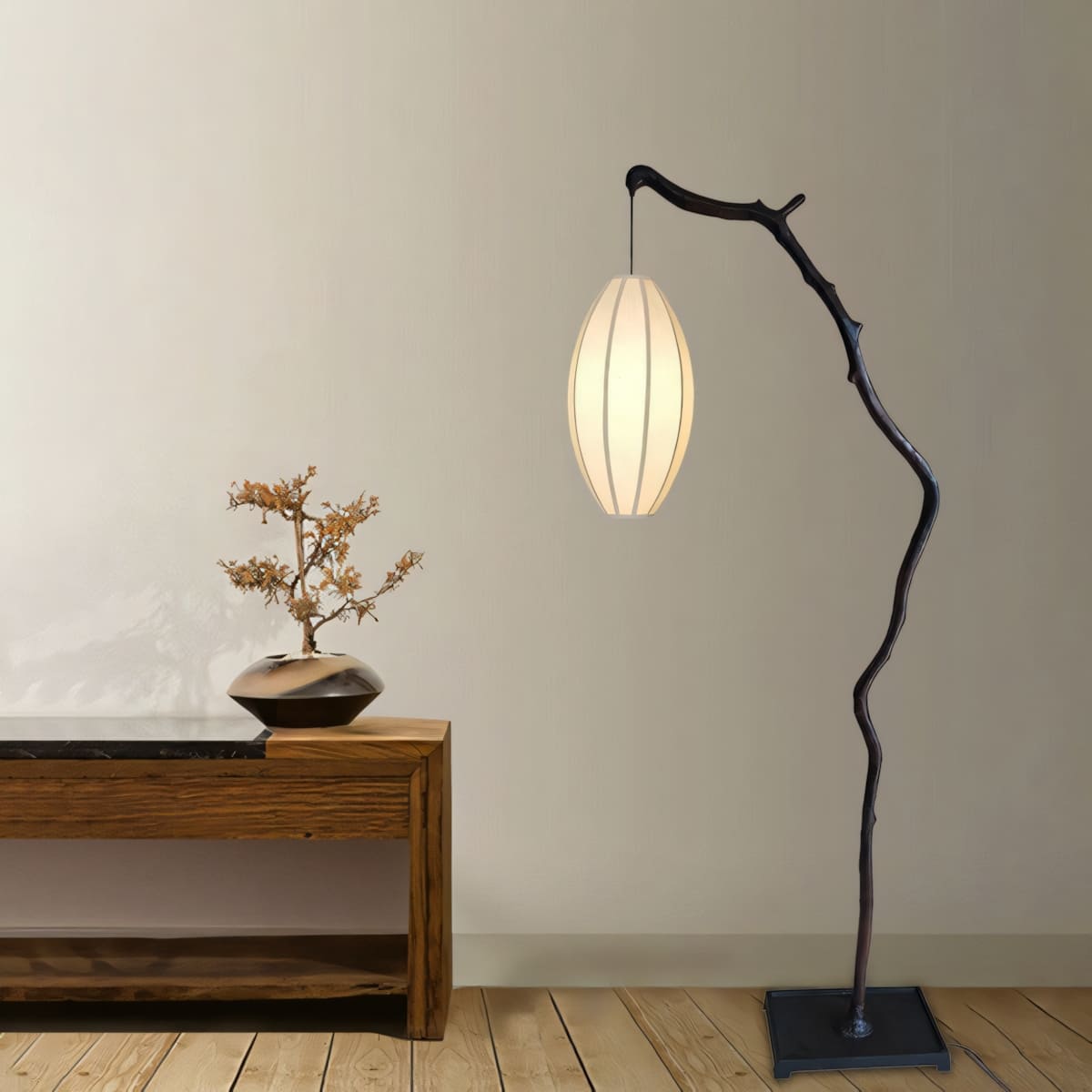 Lampadaire arborescent Kadorelléa