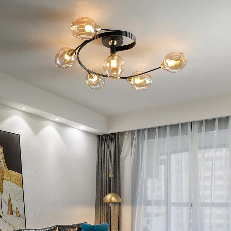 Plafonnier moderne Molunéella