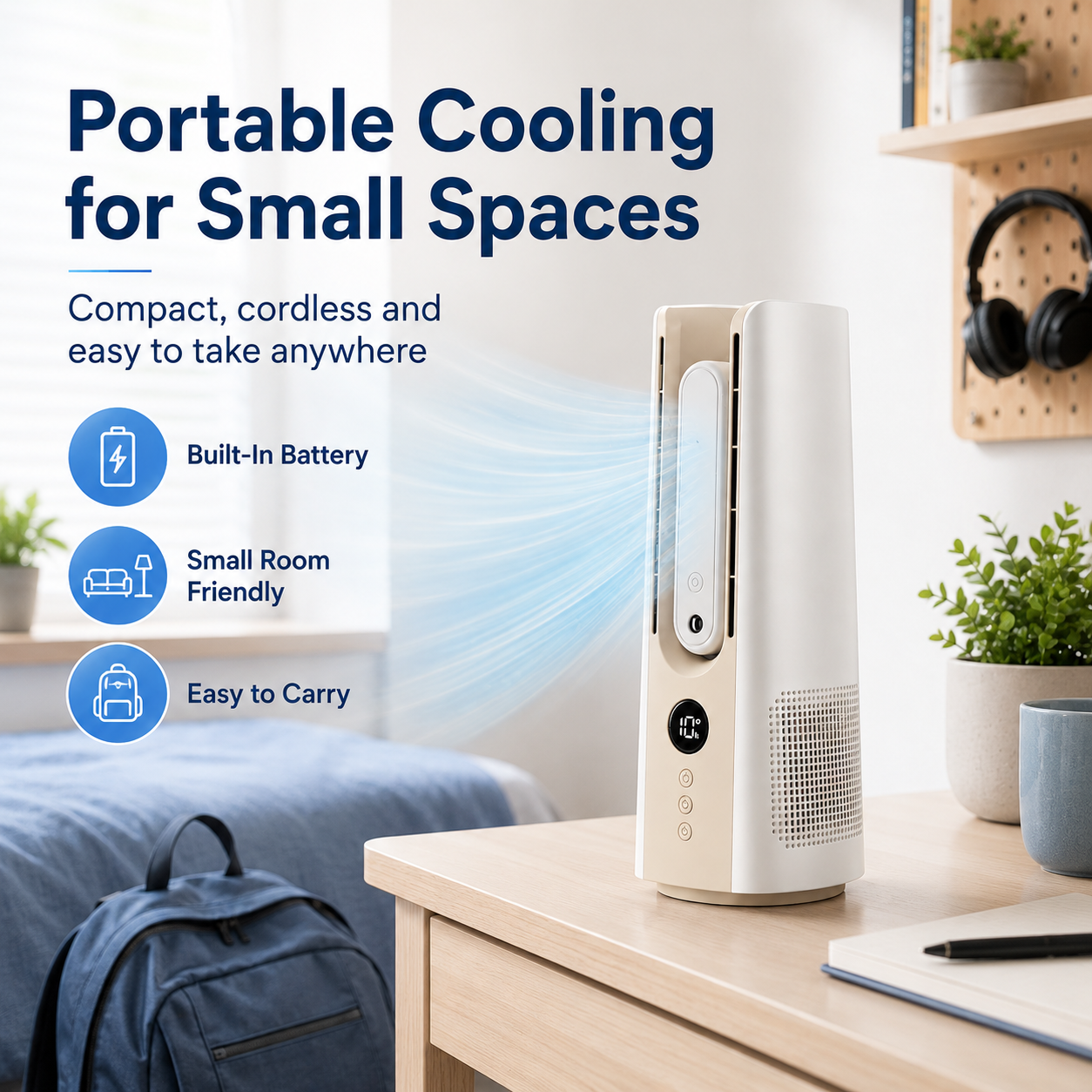 Ventilateur colonne portable Froova