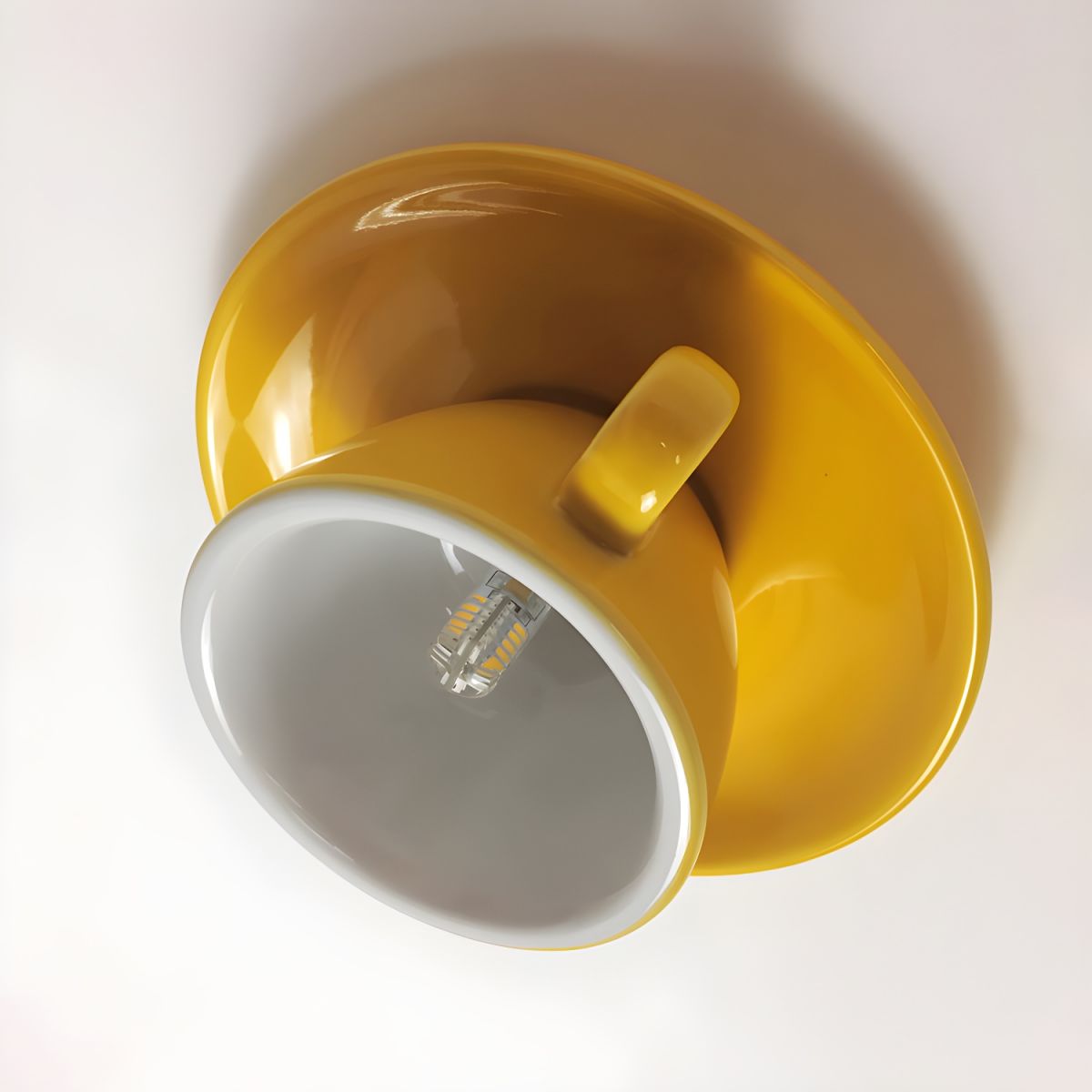 Plafonnier Olciela en forme de tasse à thé