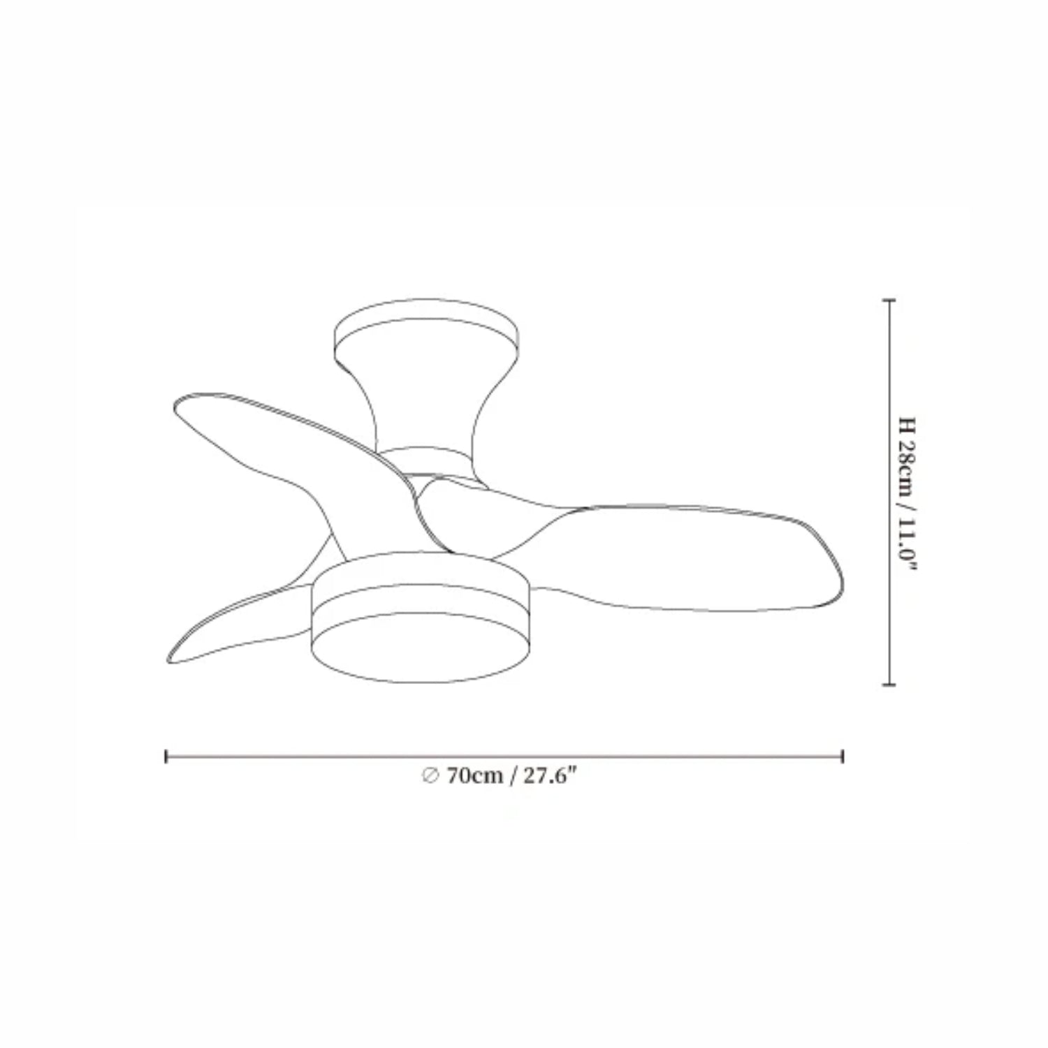 Ventilateur de plafond Rosovor