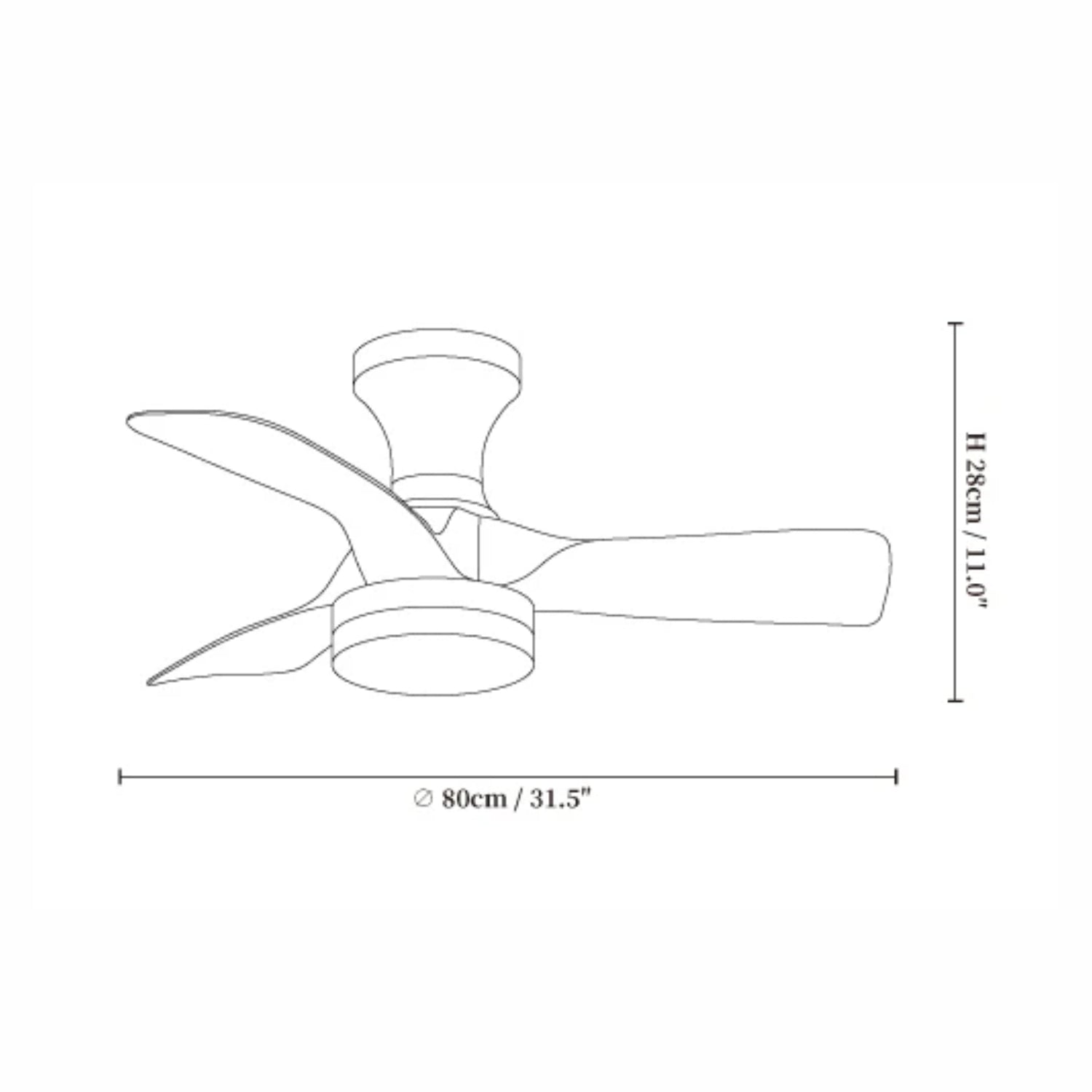 Ventilateur de plafond Rosovor