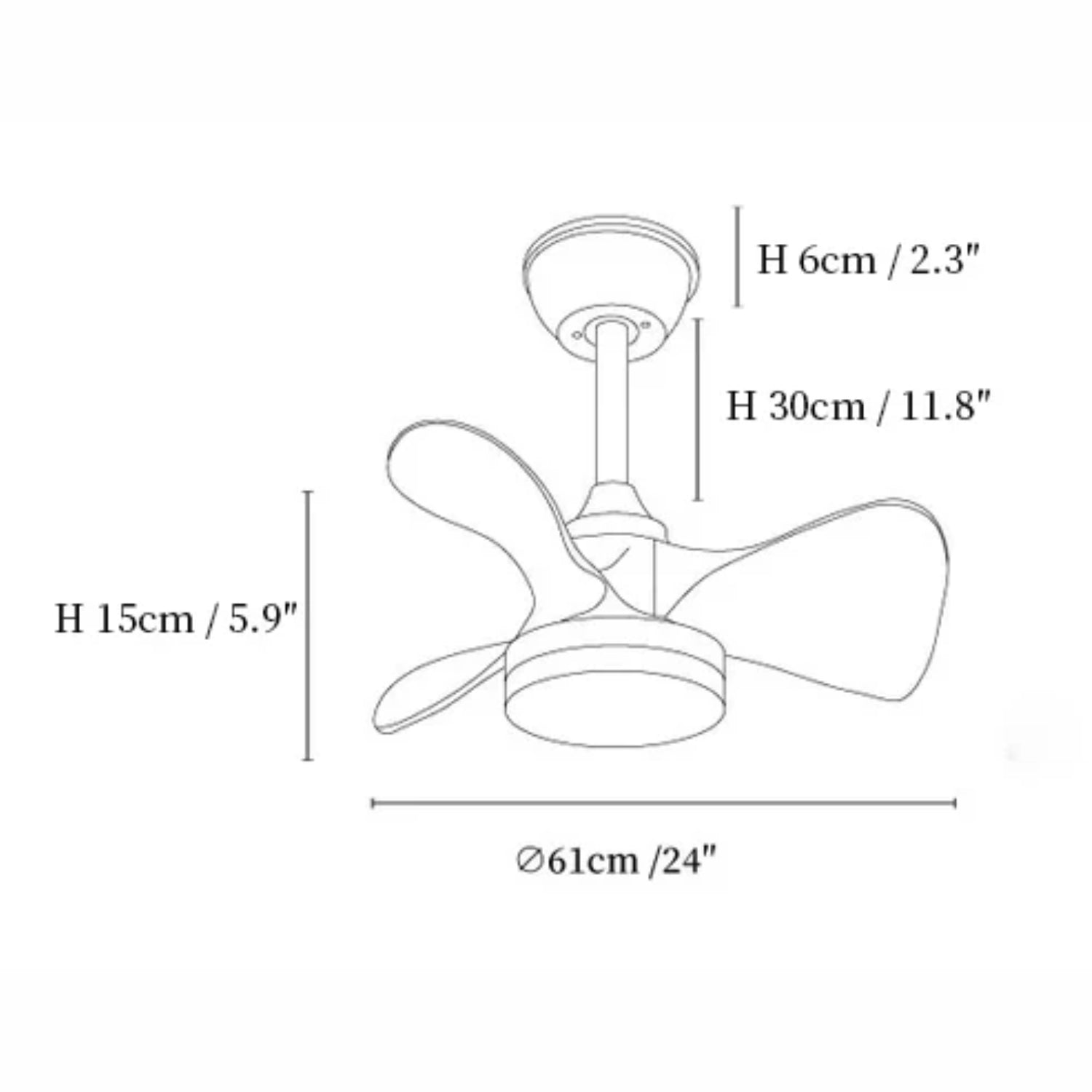 Ventilateur de plafond moderne Sorliorvauxel