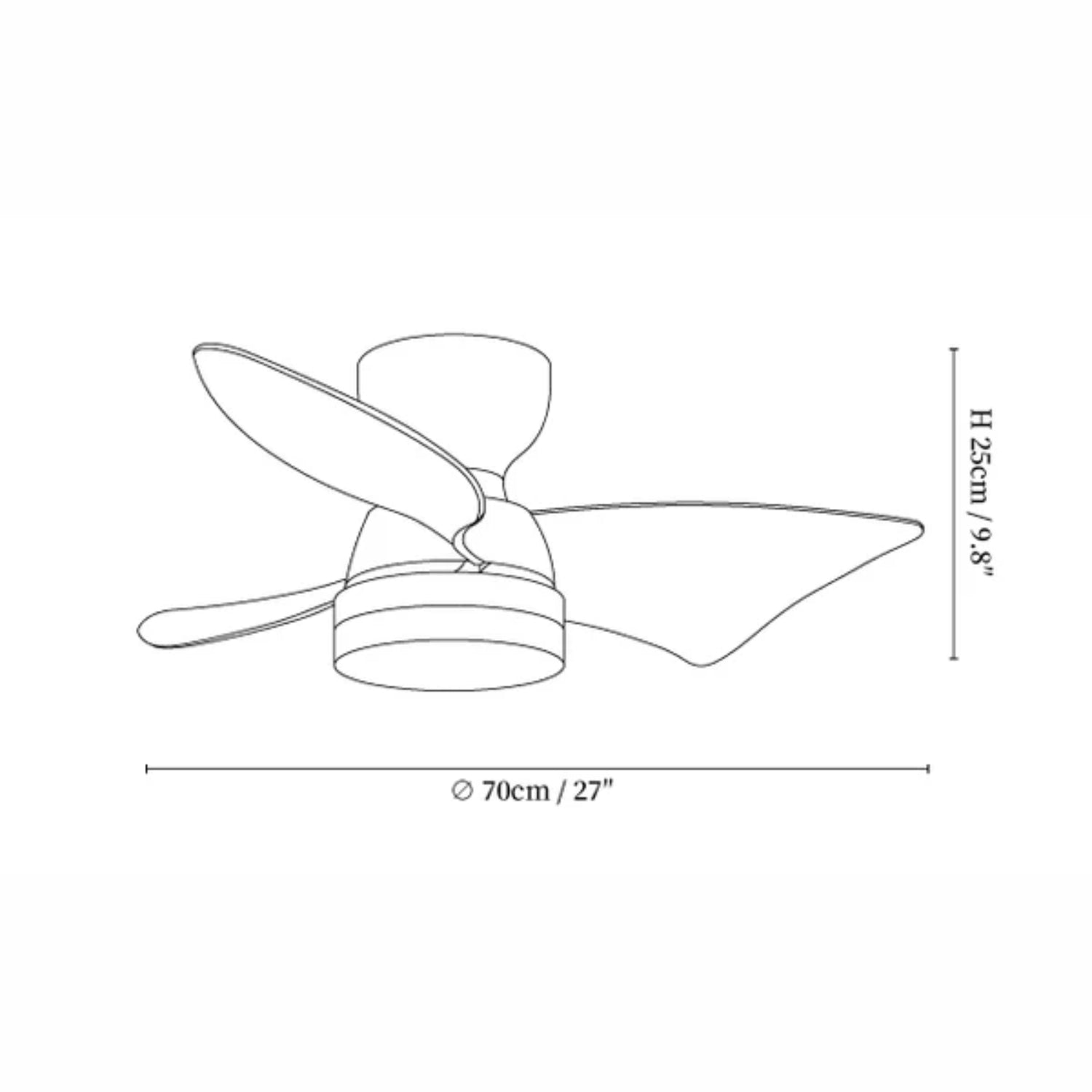 Ventilateur de plafond Taéllya