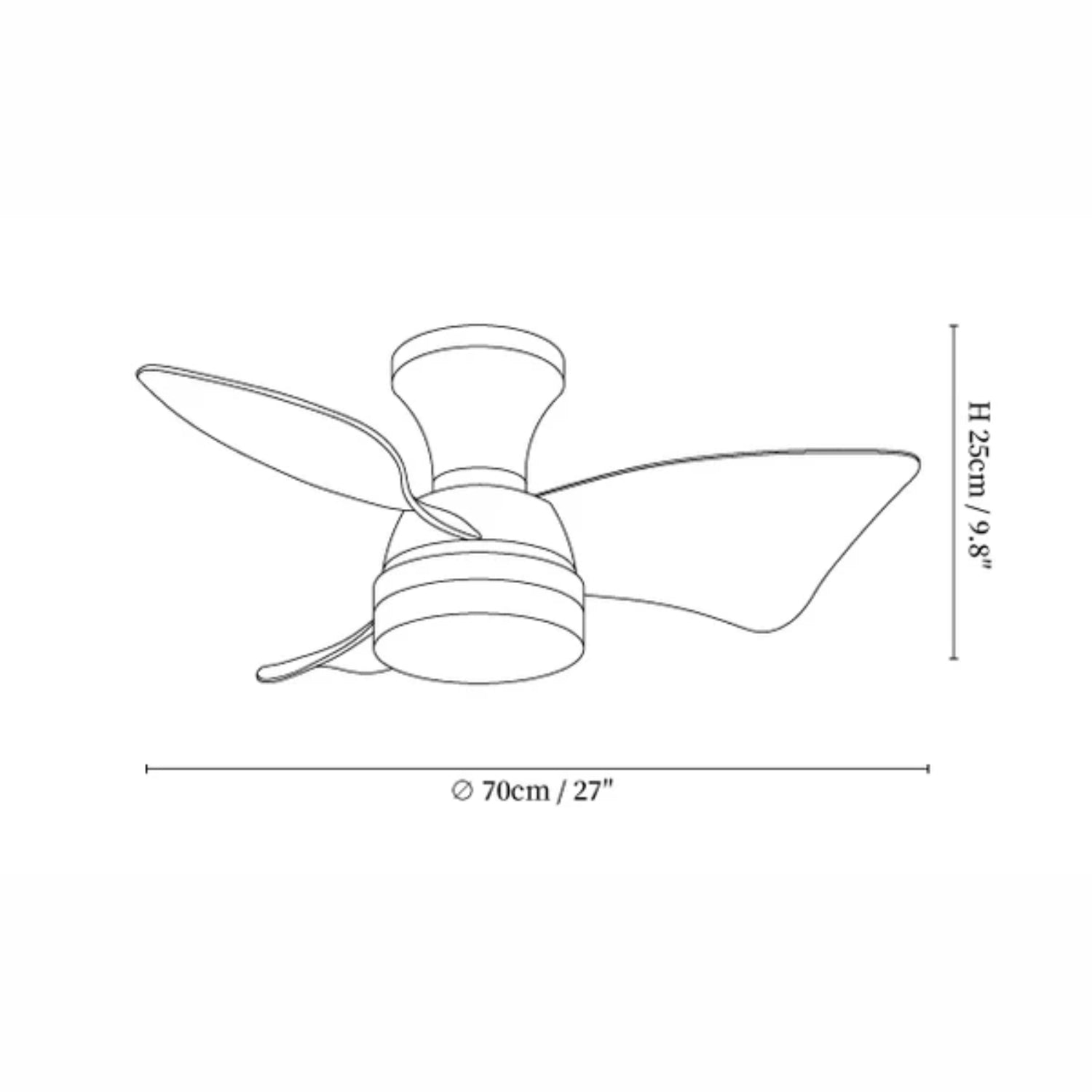 Ventilateur de plafond Taéllya