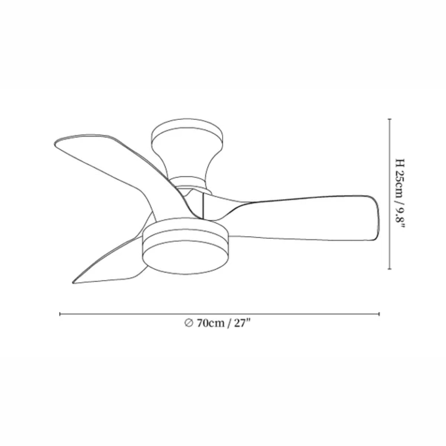 Ventilateur de plafond Taéllya