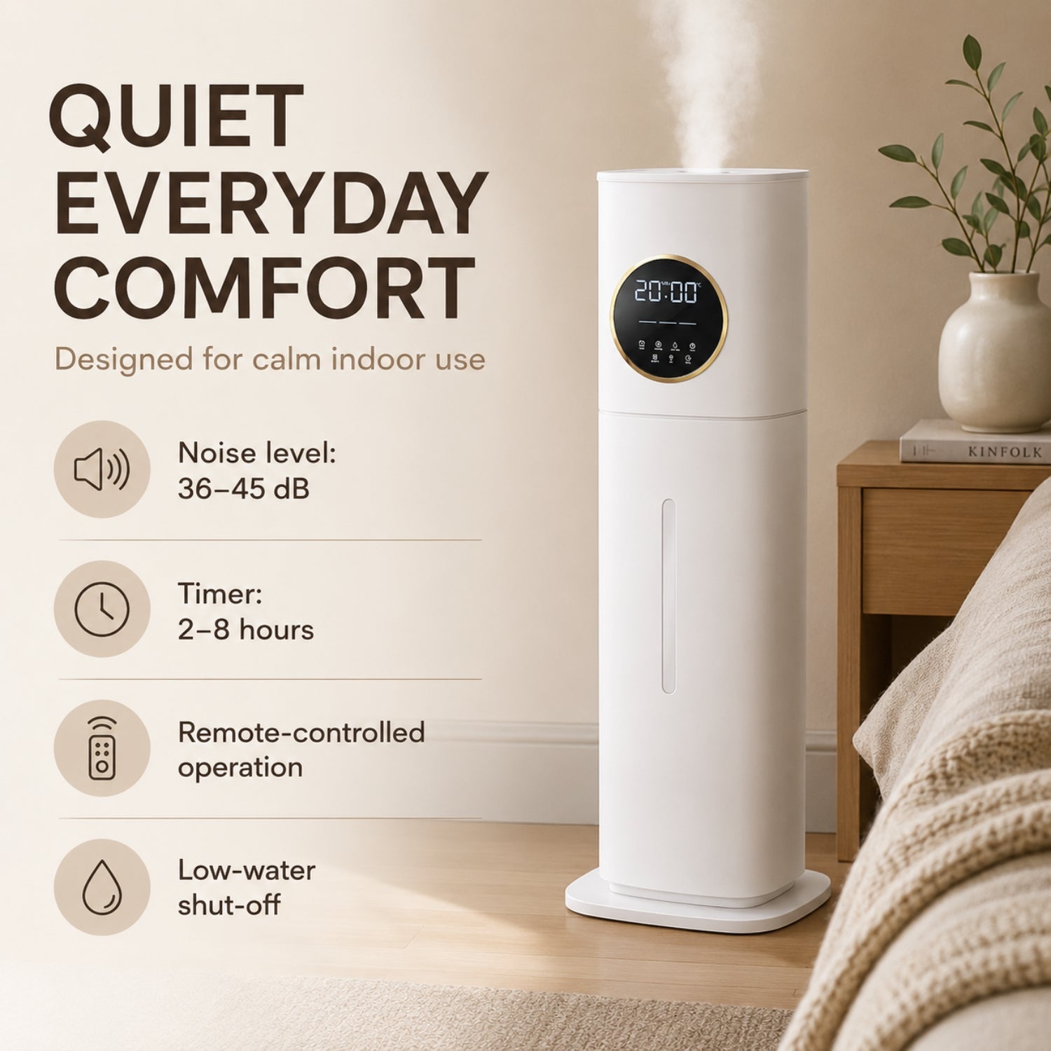 MERLEA - Humidificateur ultrasonique