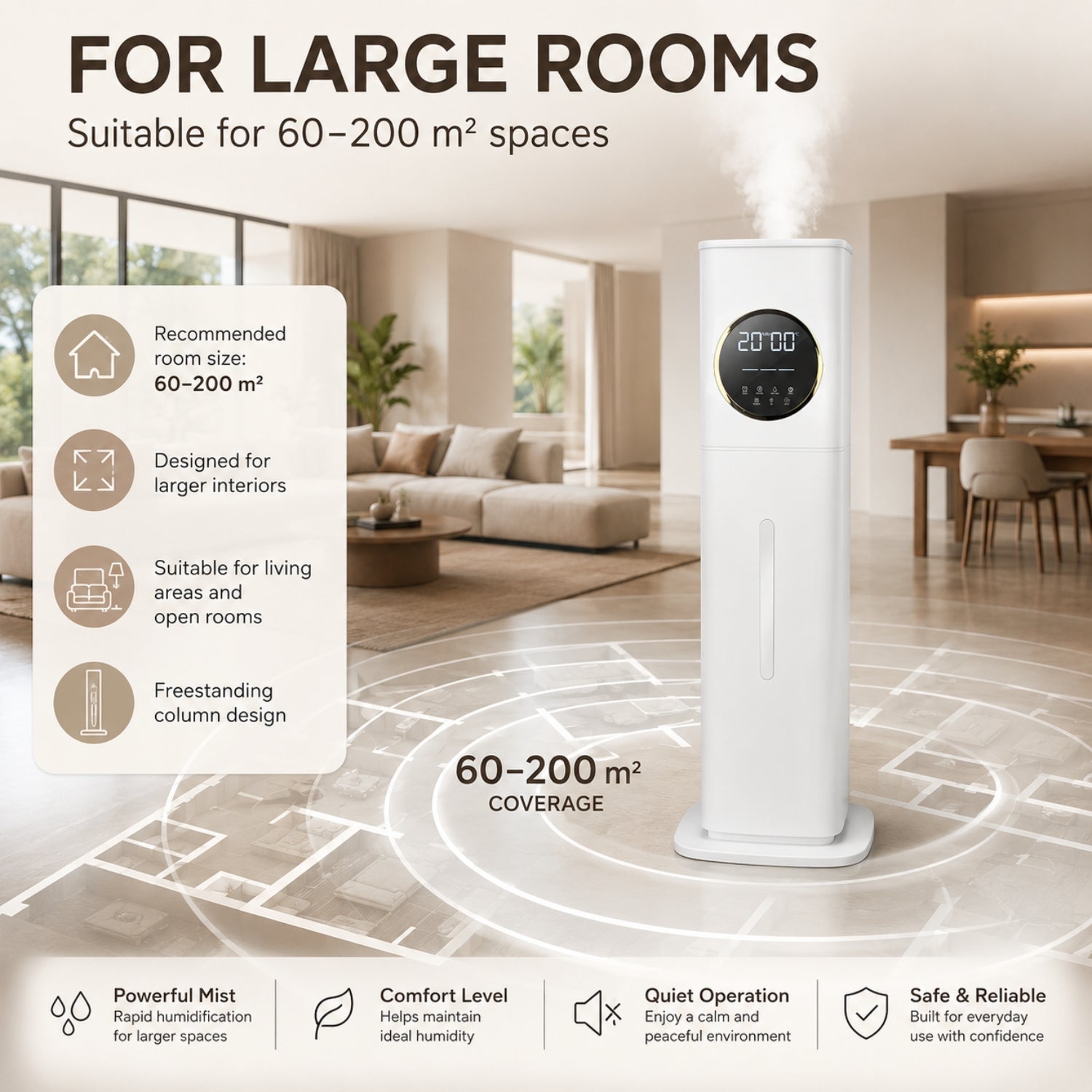 MERLEA - Humidificateur ultrasonique