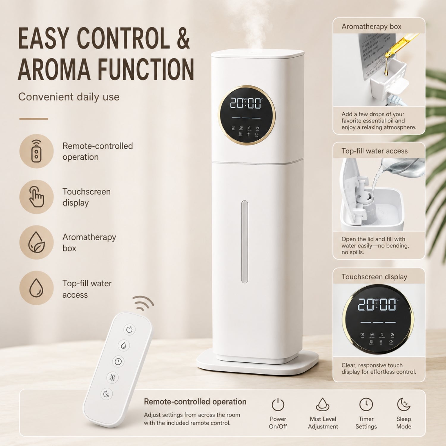 MERLEA - Humidificateur ultrasonique
