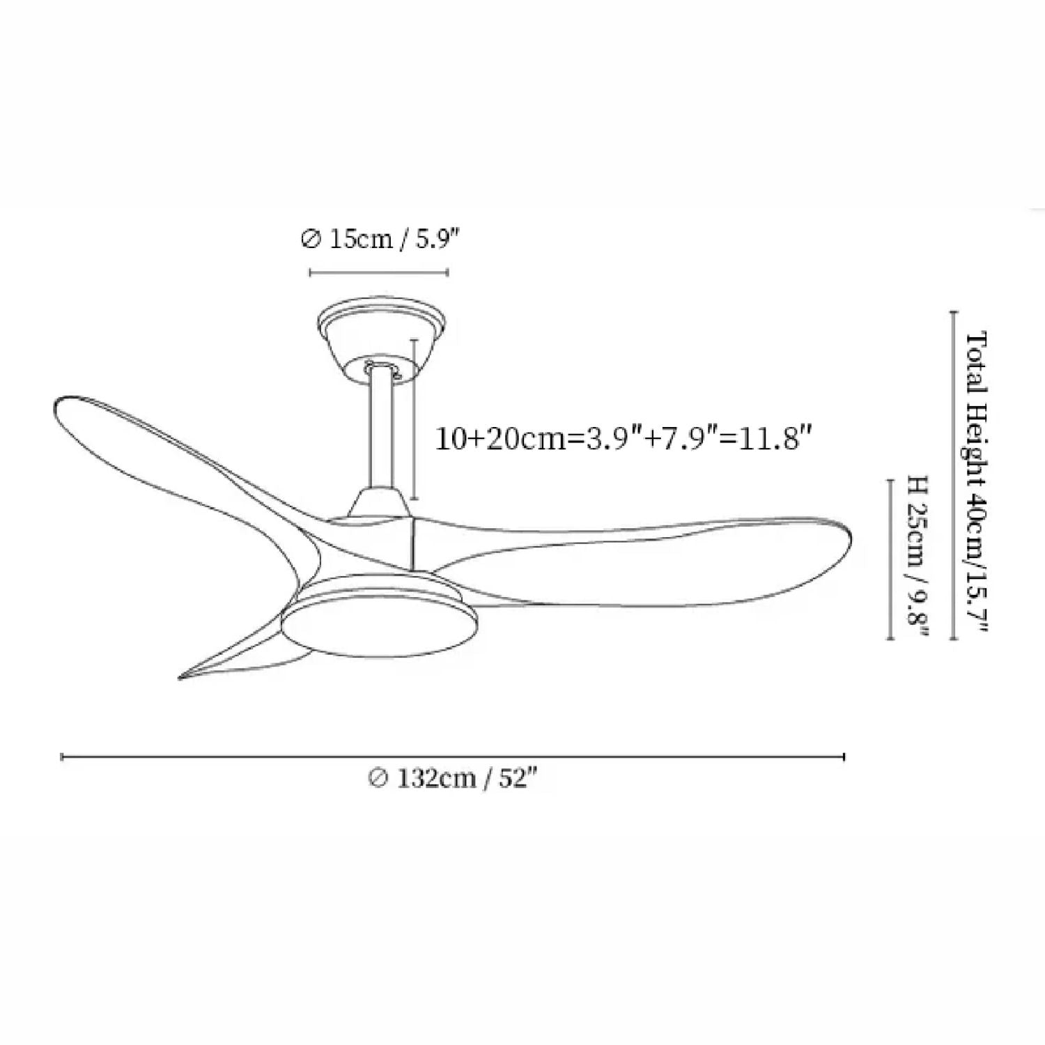 Ventilateur de plafond Favigno