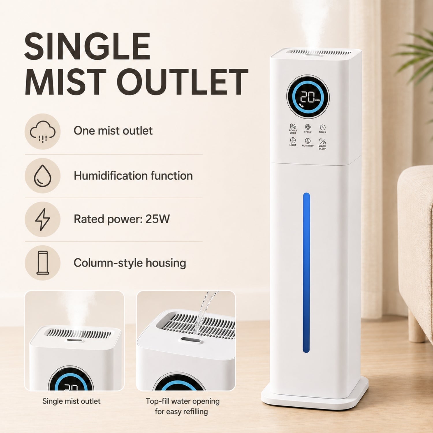 ZAREA - Humidificateur