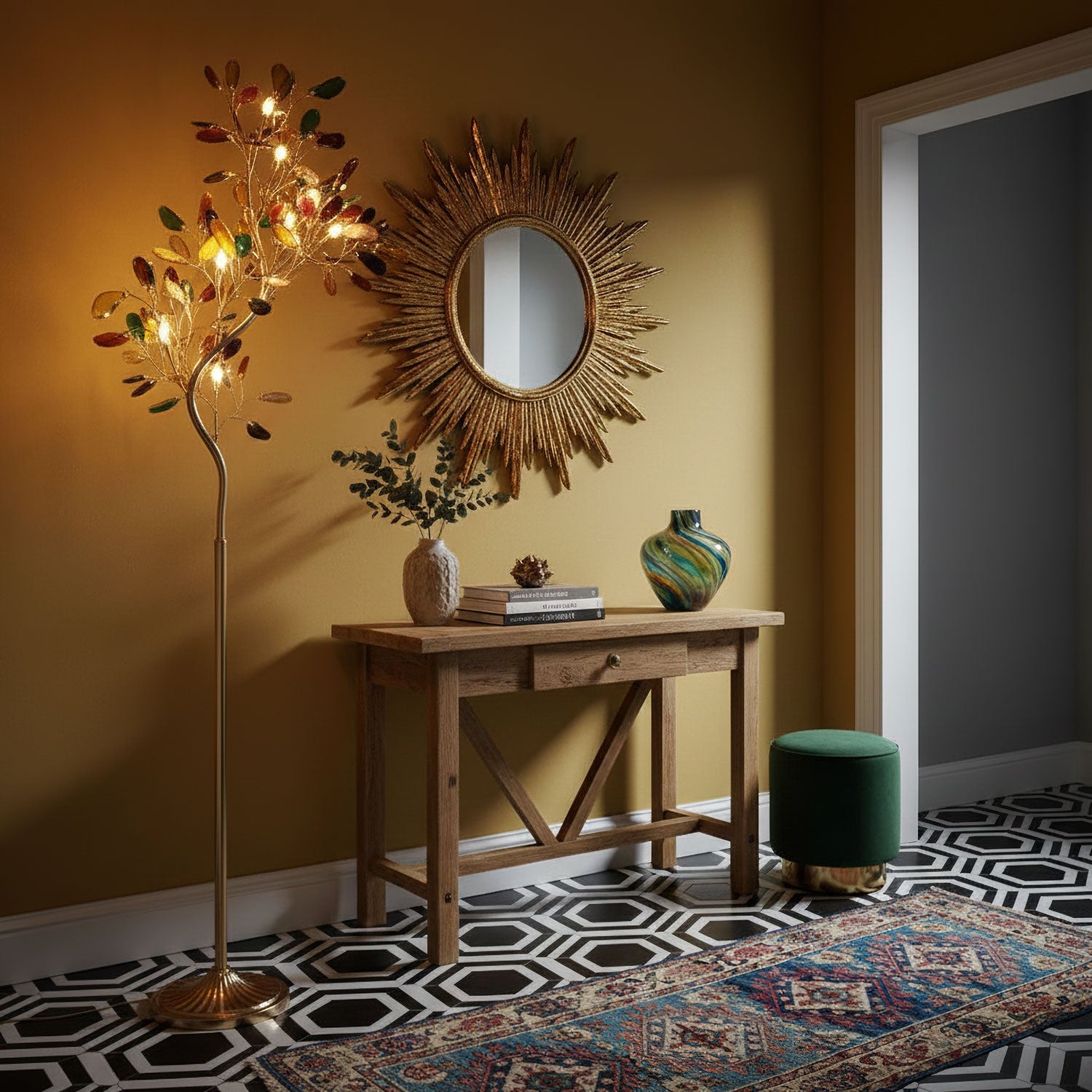 Lampadaire sculptural Quvalia