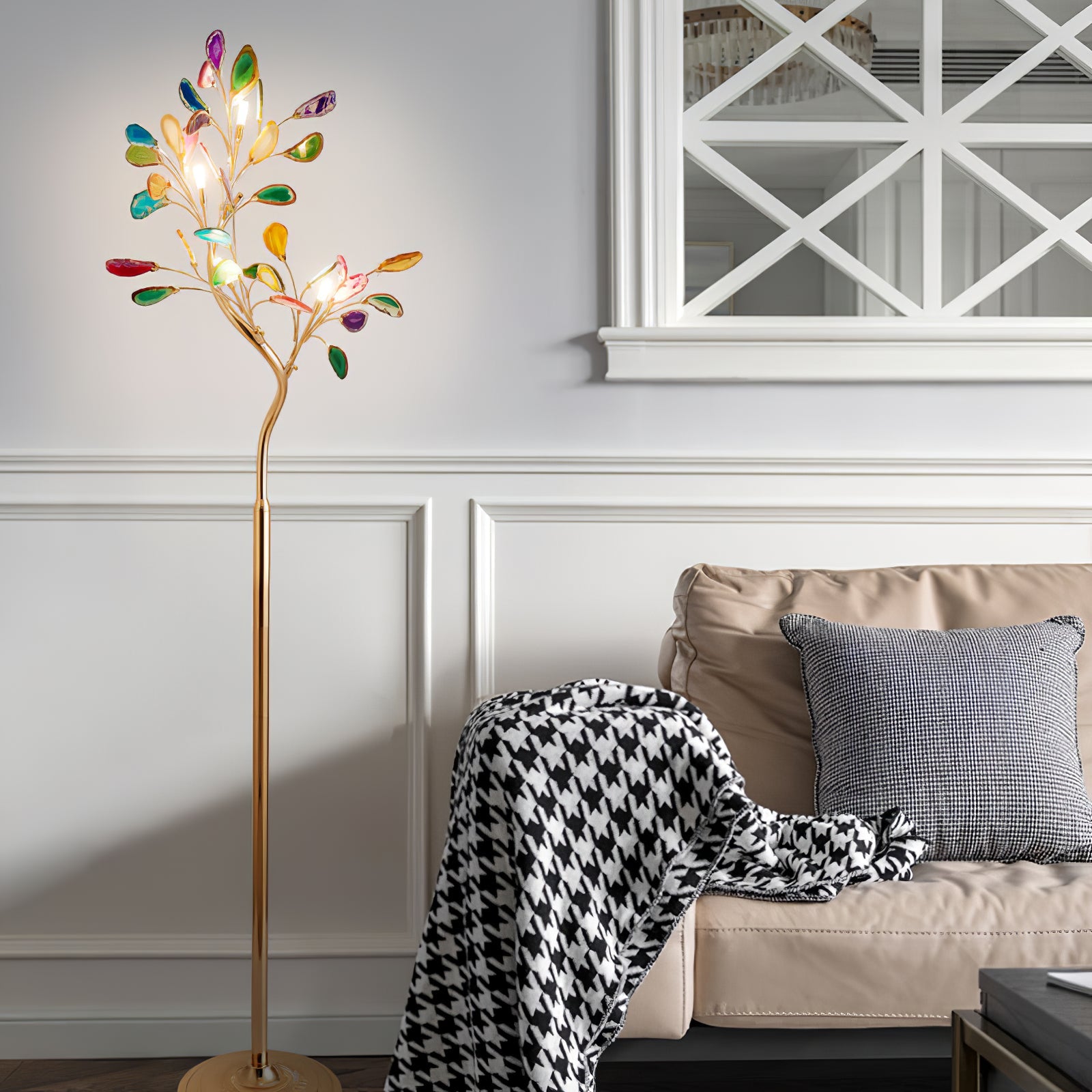 Lampadaire sculptural Quvalia