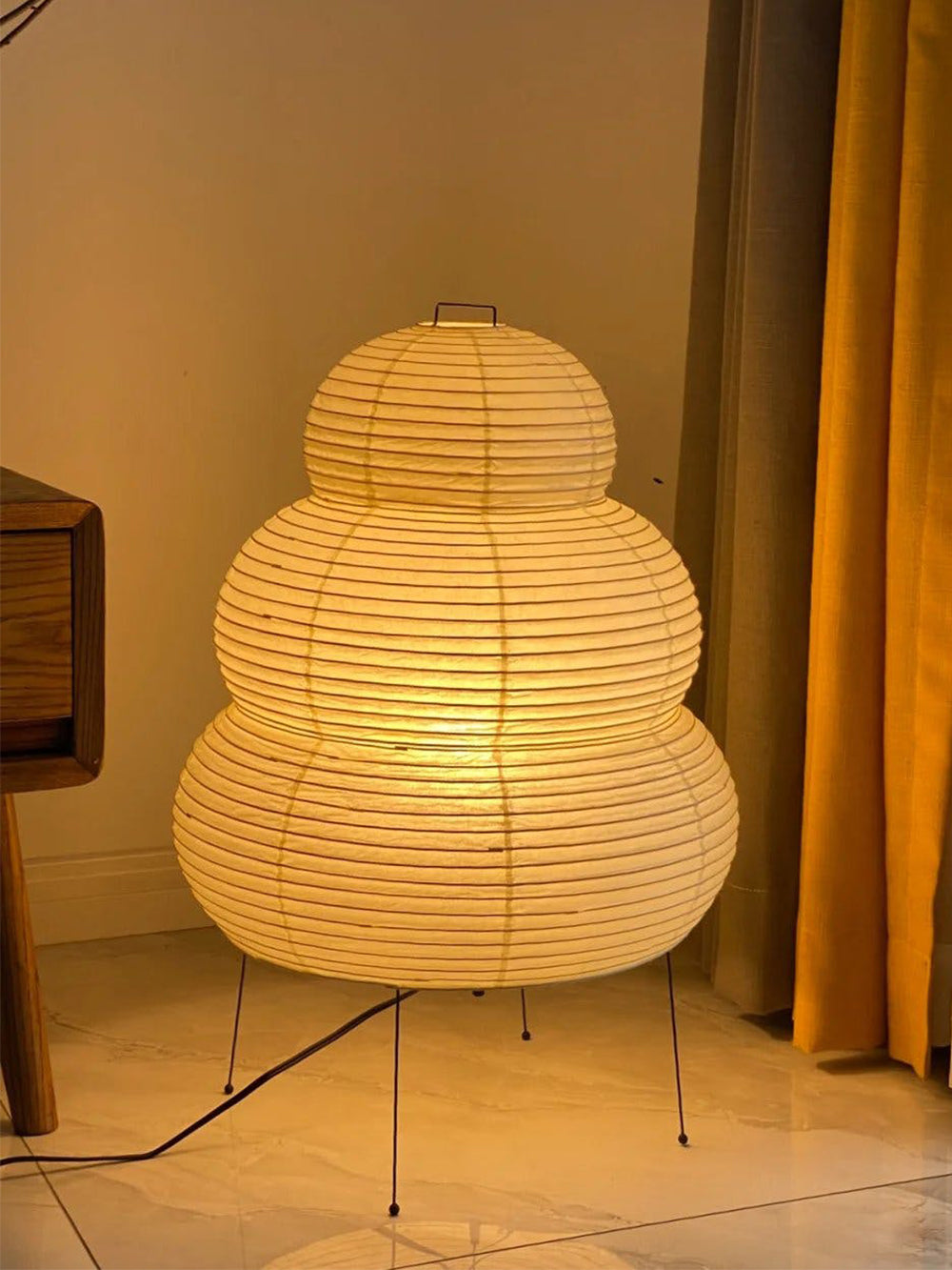Lampe de table japonaise Soloza