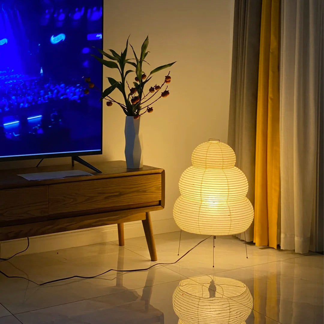 Lampe de table japonaise Soloza