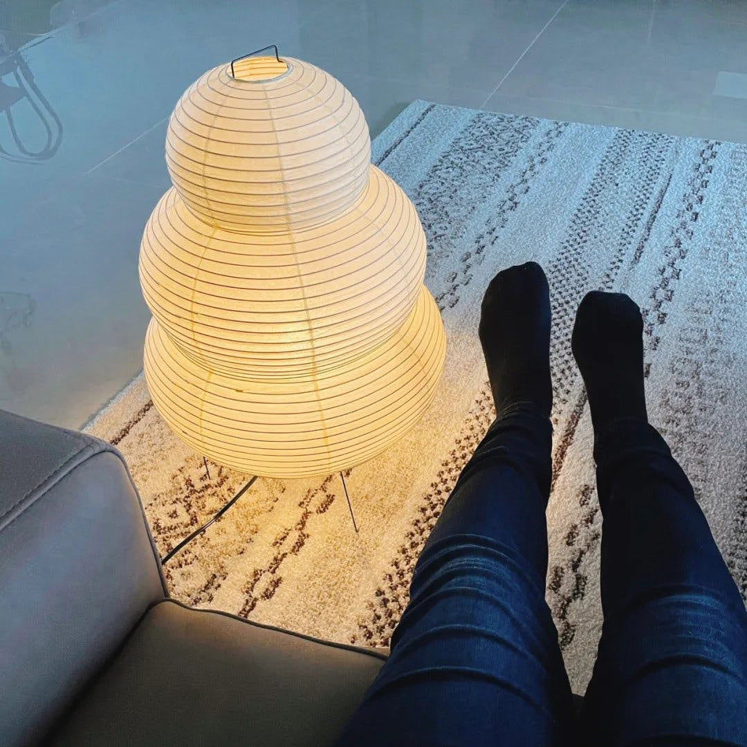 Lampe de table japonaise Soloza