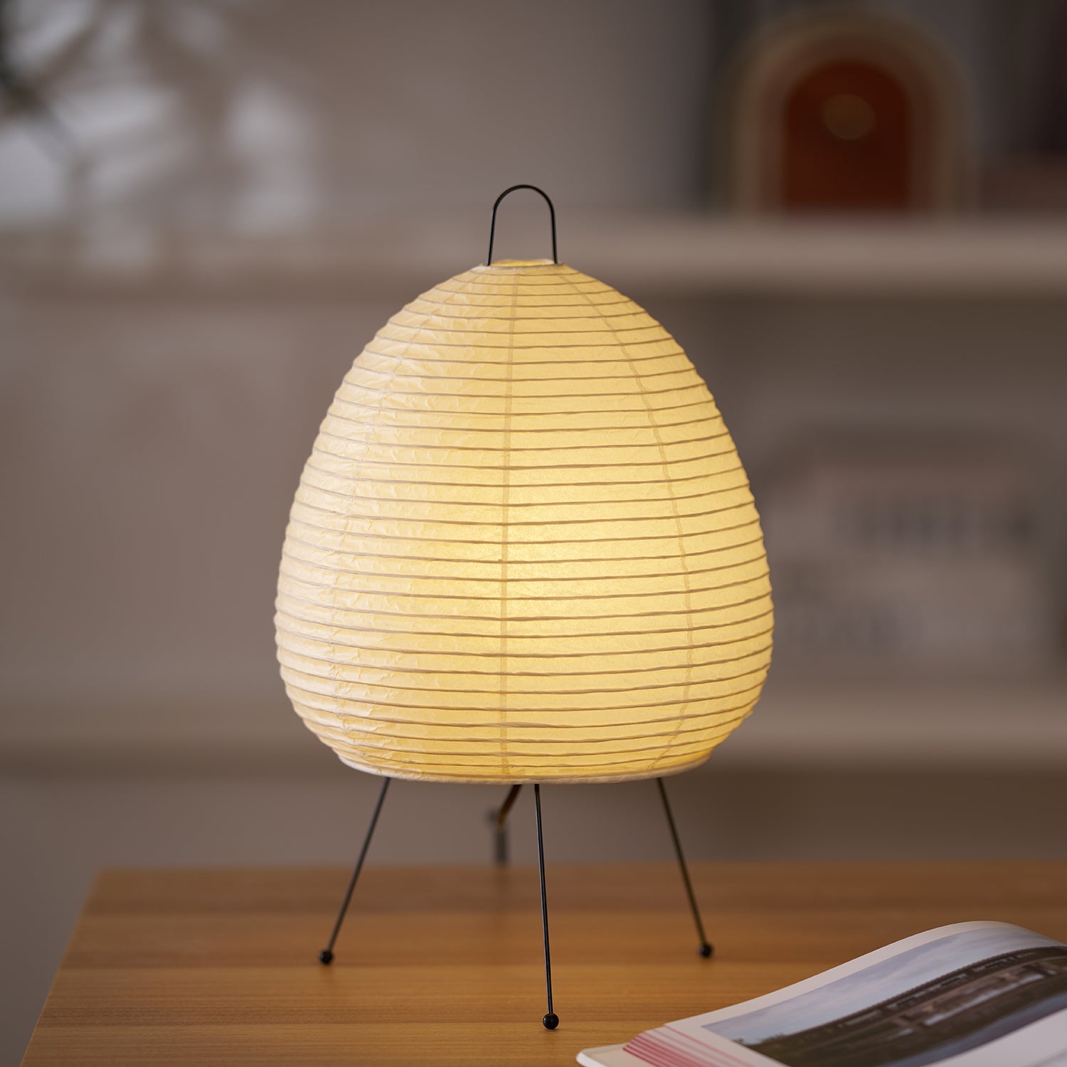 Lampe de table japonaise Soloza