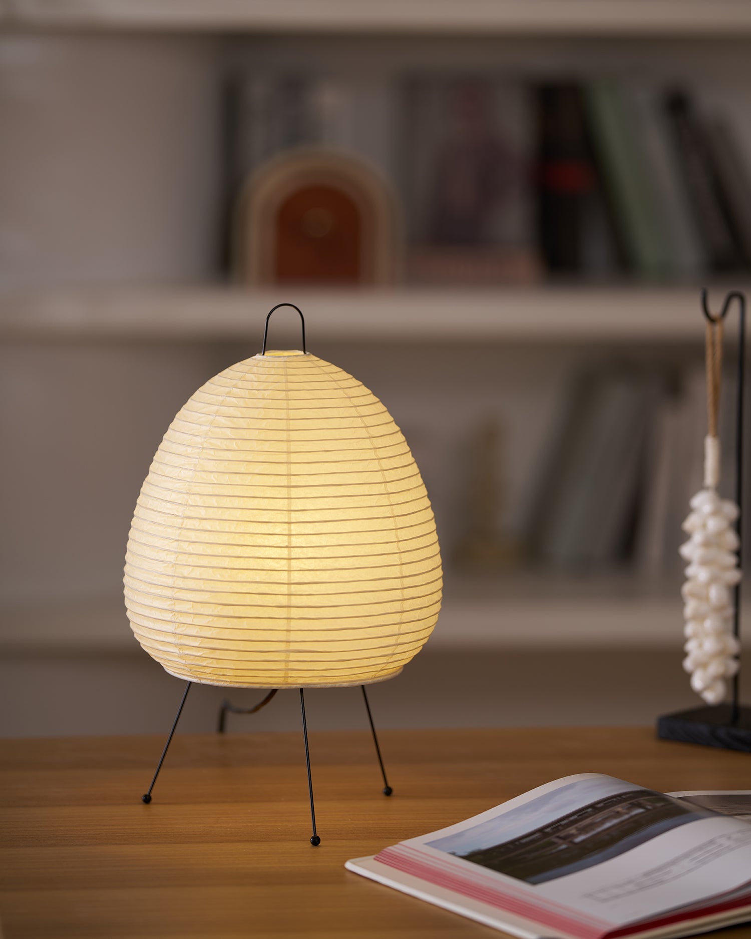 Lampe de table japonaise Soloza