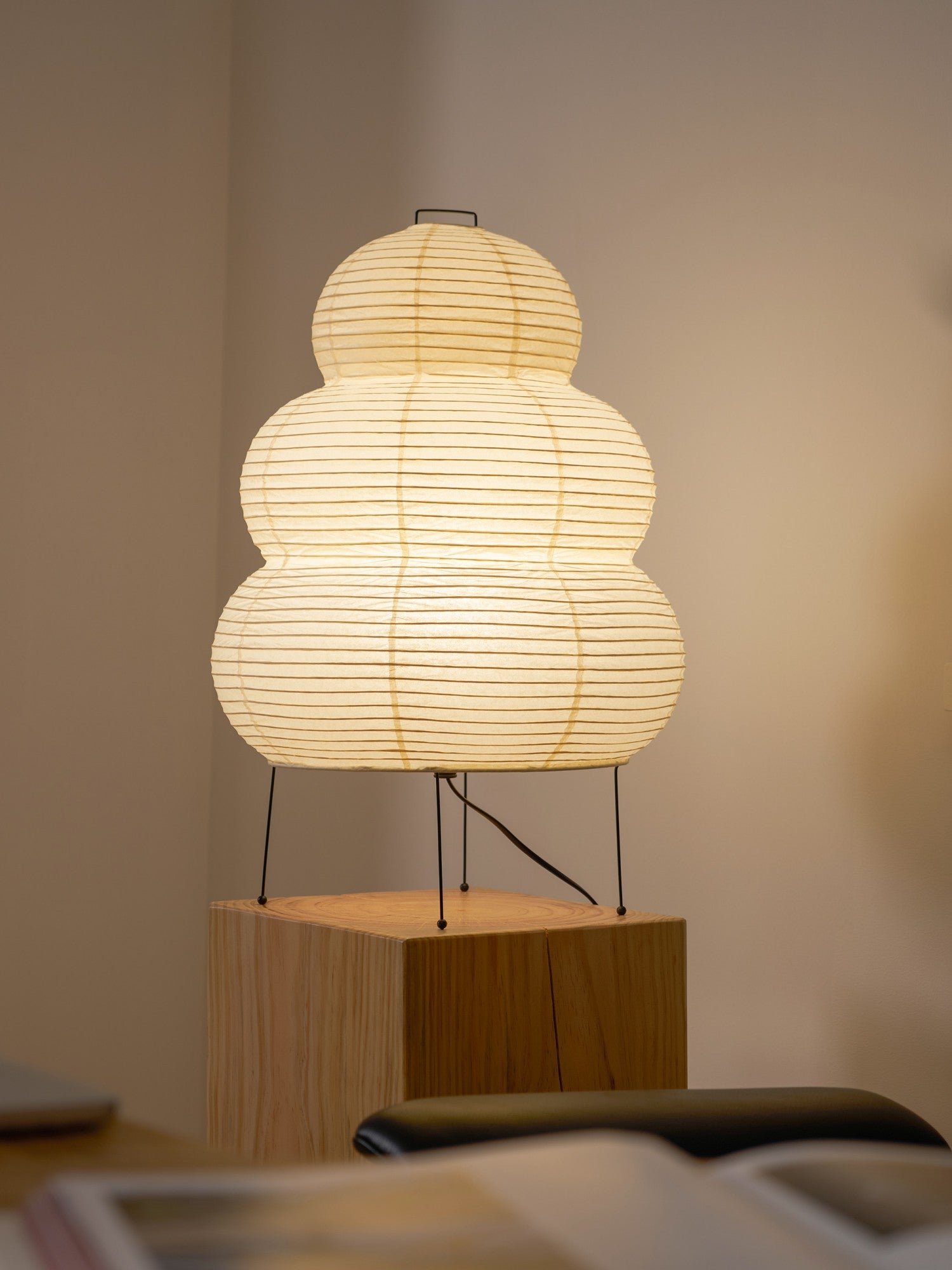 Lampe de table japonaise Soloza