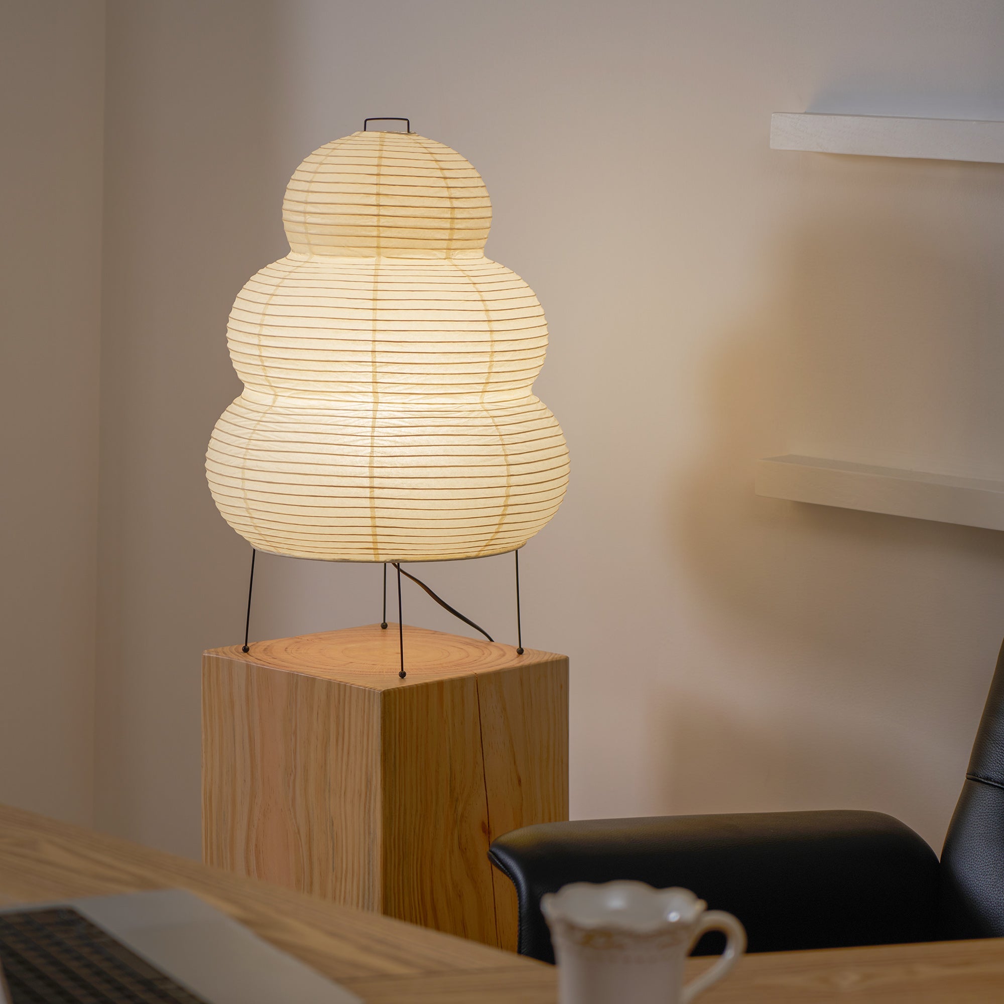 Lampe de table japonaise Soloza